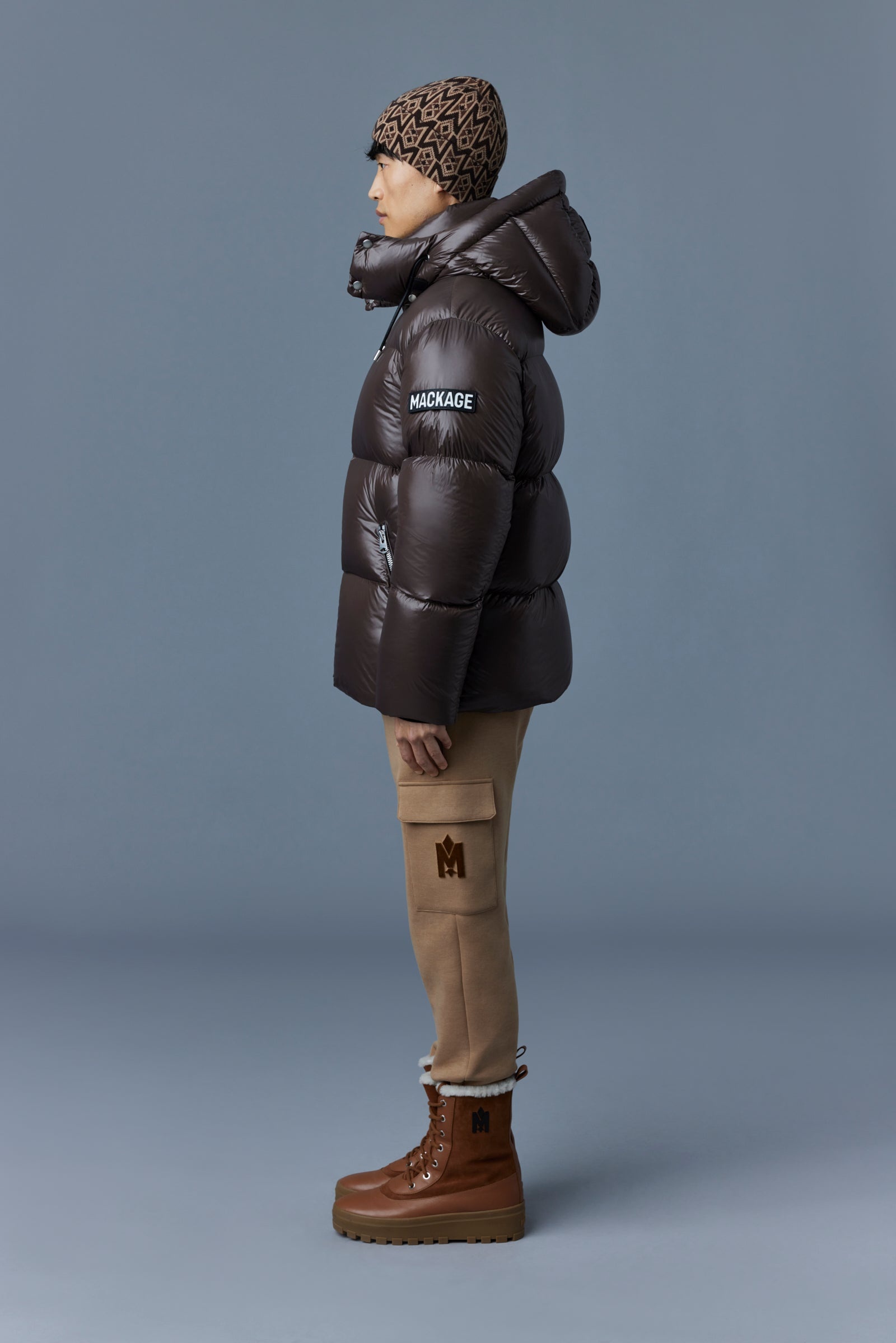 KENT-Z lustrous down jacket with hood - 3