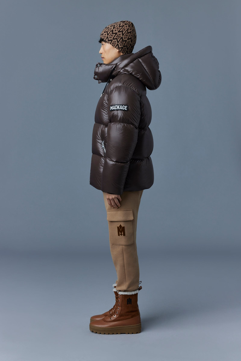 KENT-Z lustrous down jacket with hood 3