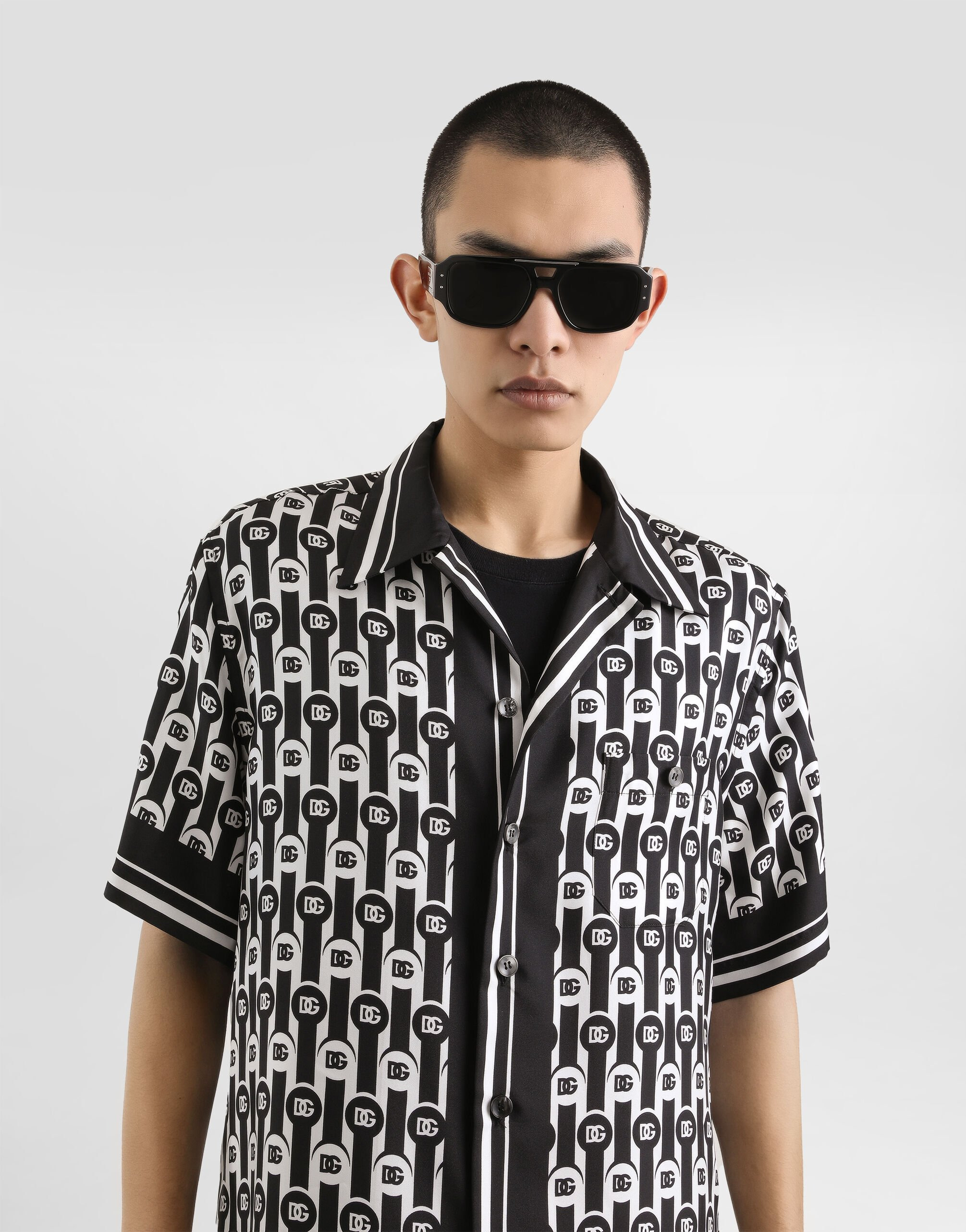 Hawaii printed silk twill shirt - 4