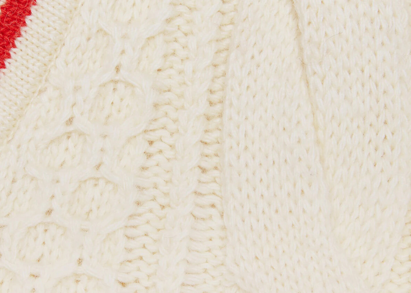 Gucci Wool Cable Knit Vest Ivory - 2