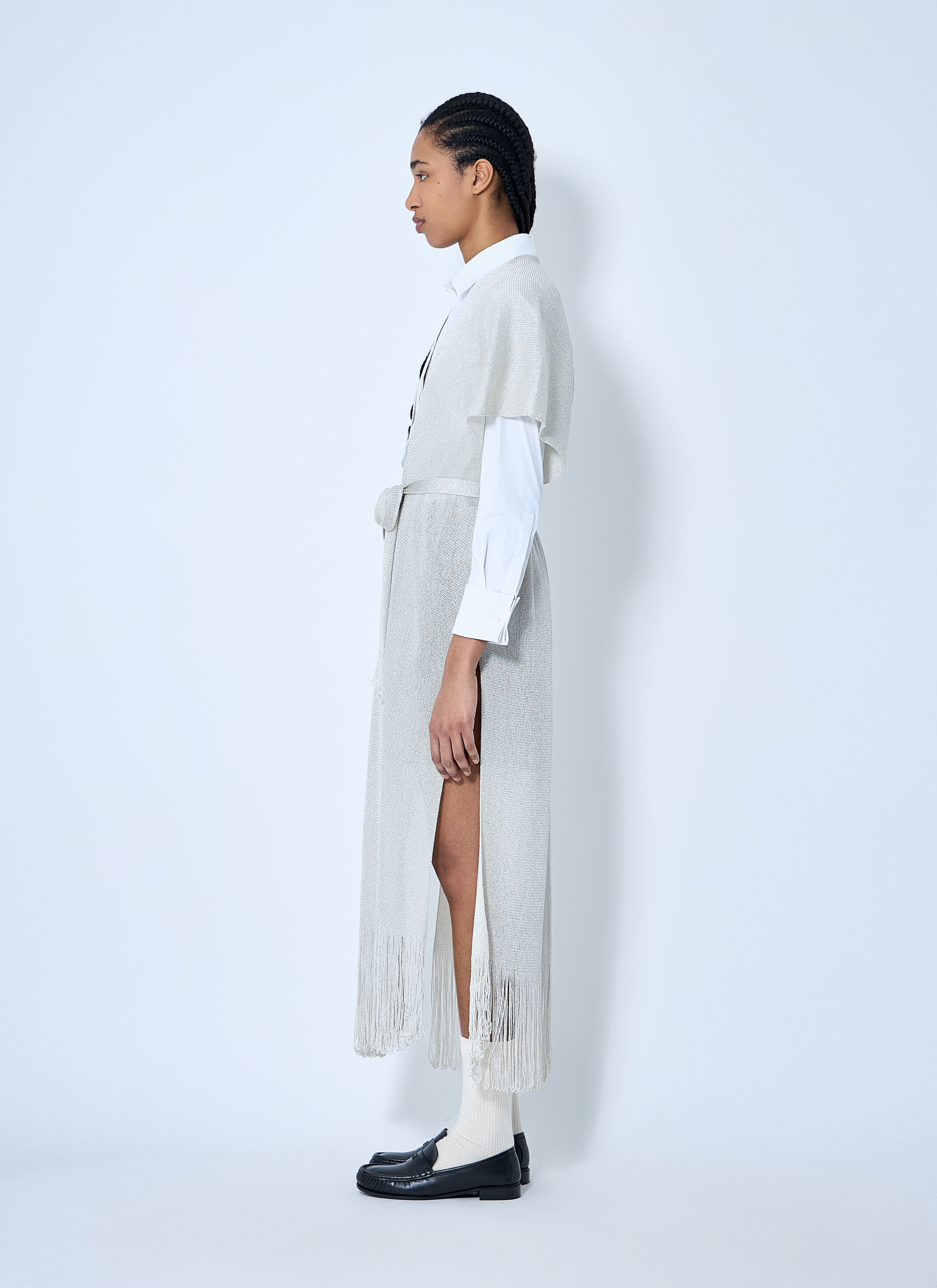Belted Knit Cardigan - 3