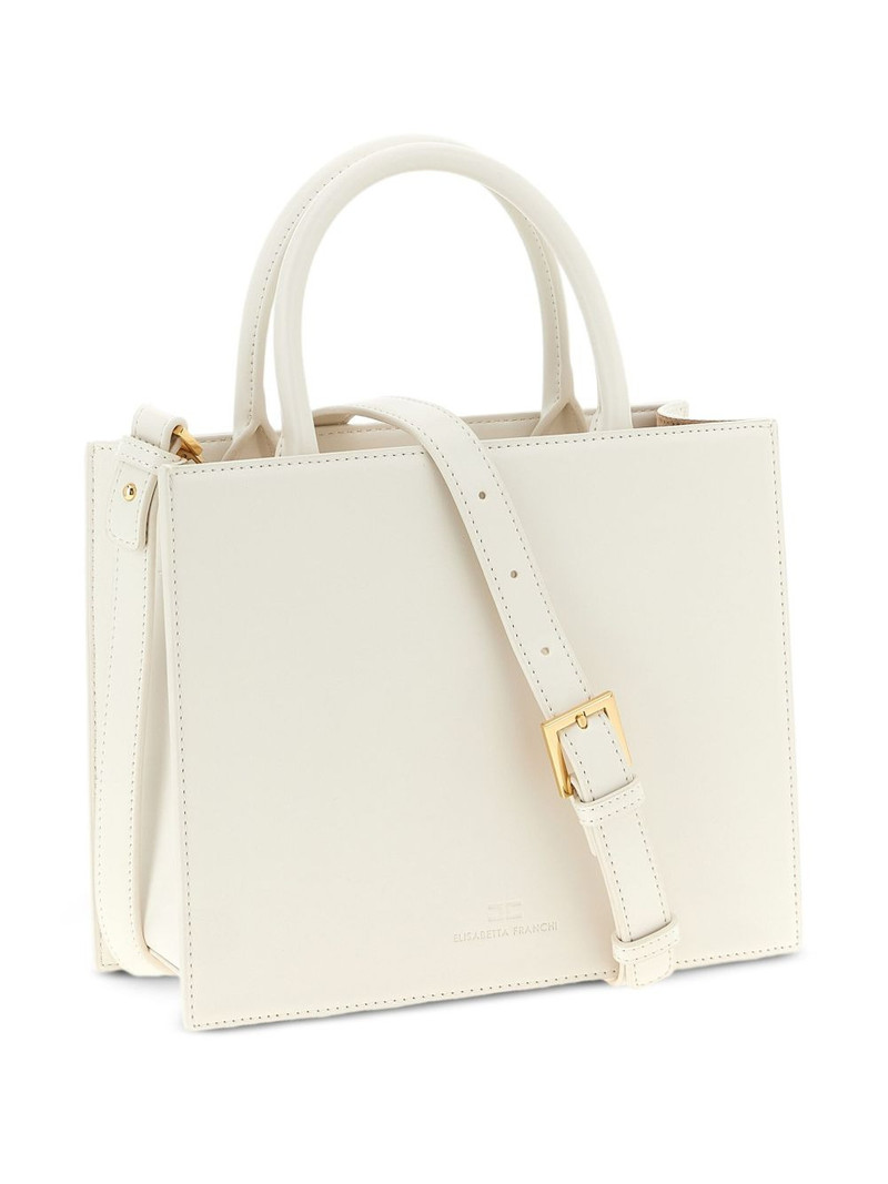 ELISABETTA FRANCHI logo-plaque tote bag outlook