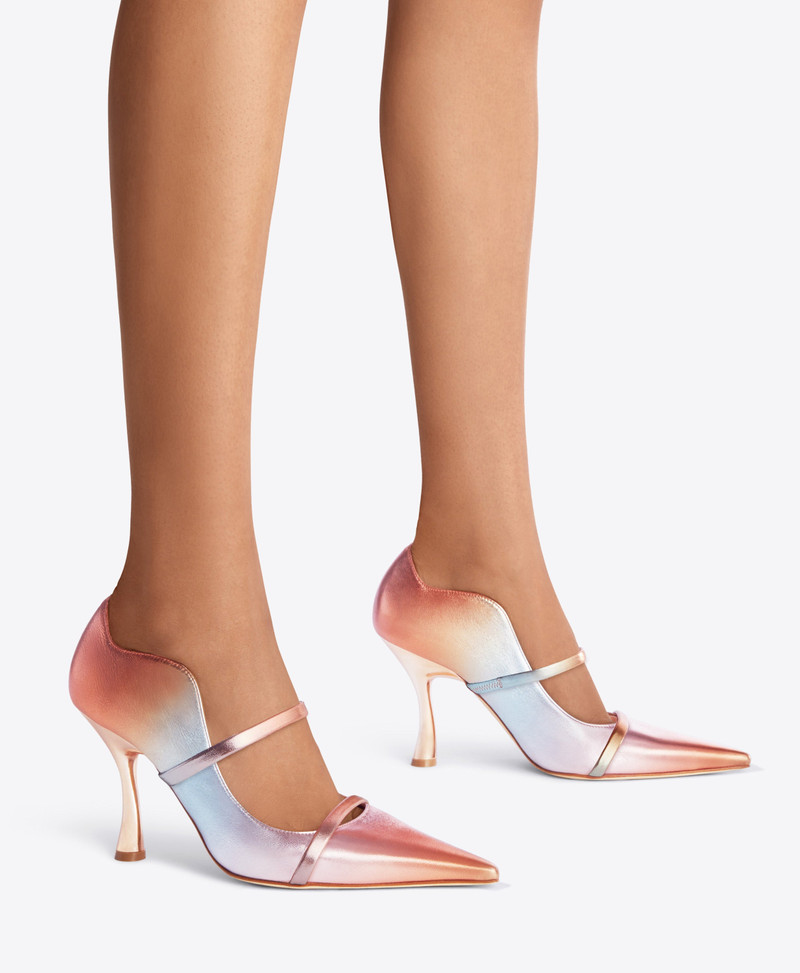 Maya 90 - Sunset Ombre Double Strap Pumps 5