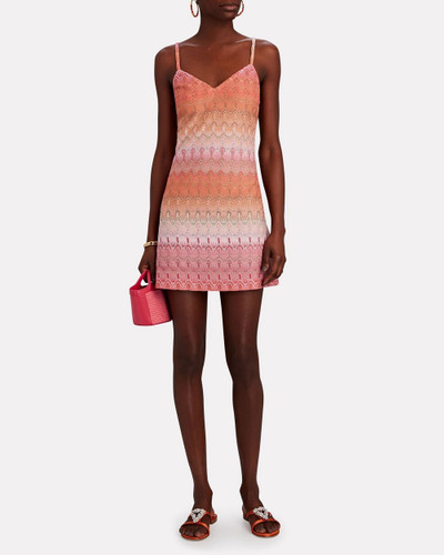 Missoni Ombré Striped Knit Mini Dress outlook