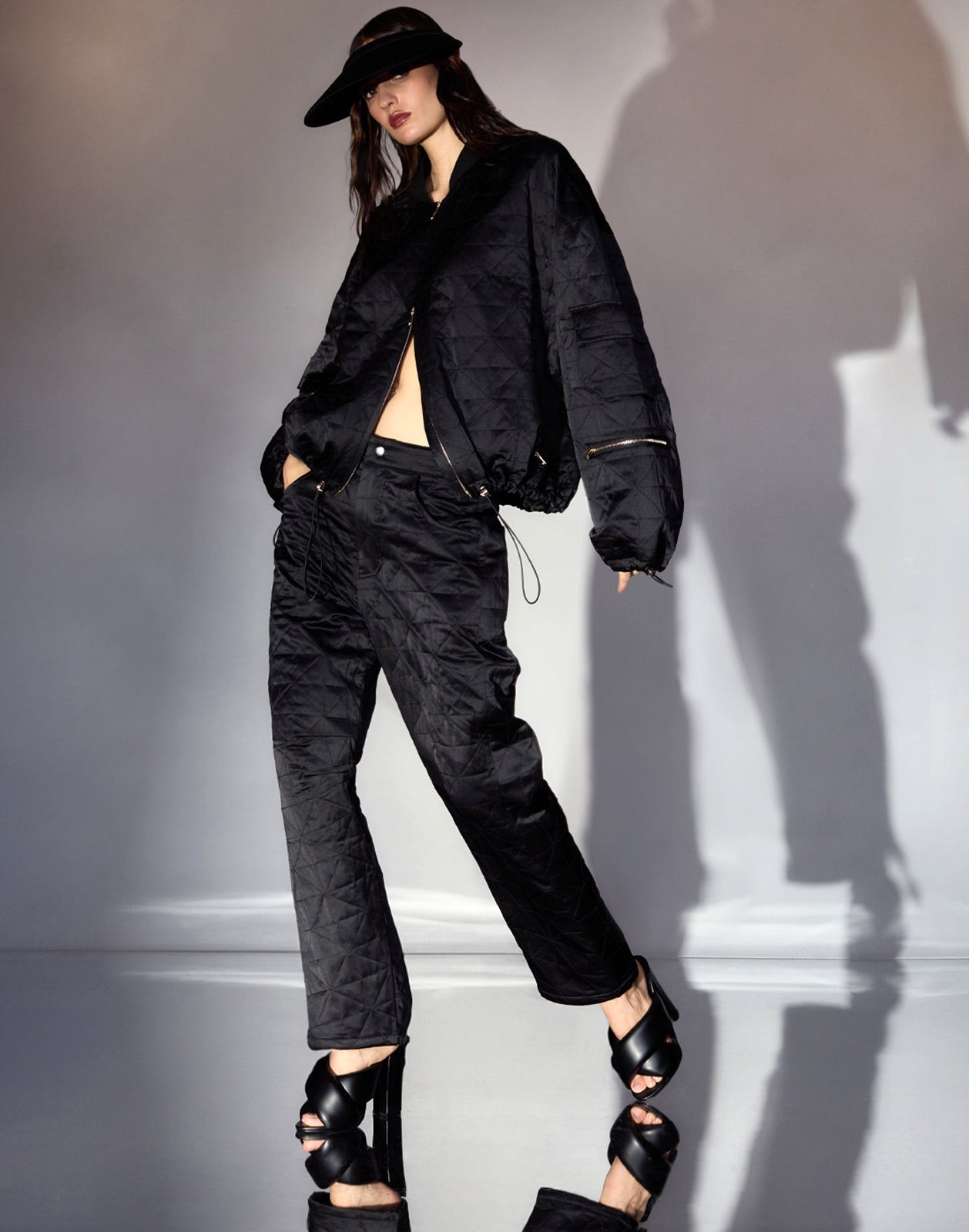 Downtown Quilted Horseshoe Pant - 1