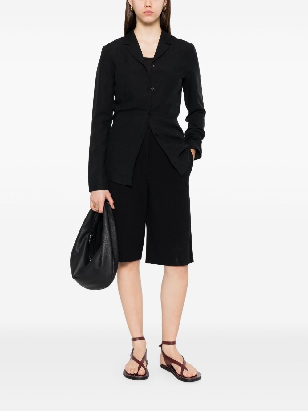 notched-collar shirt - 2