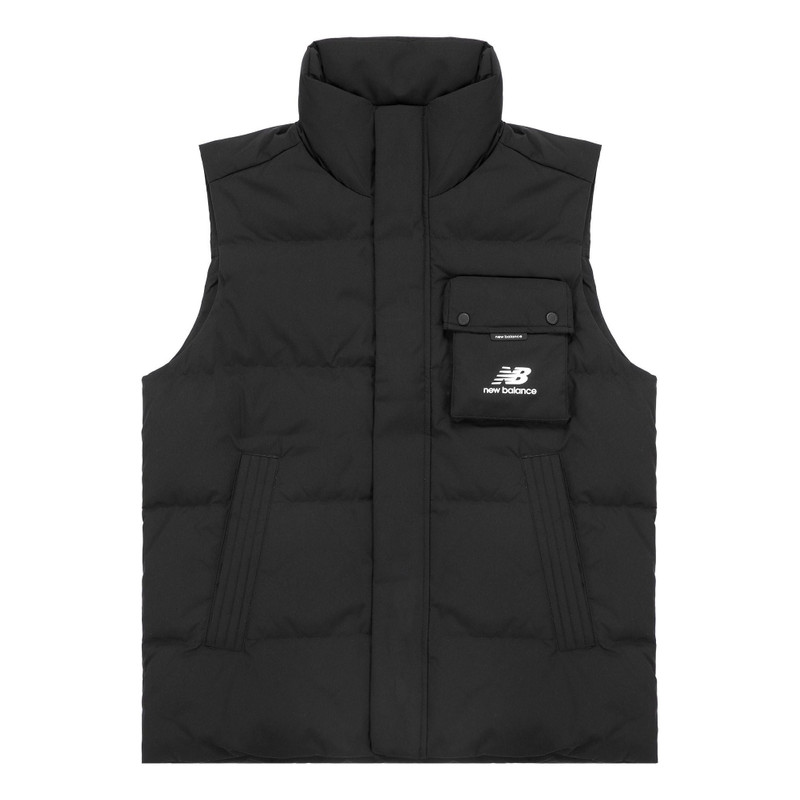 New Balance Windproof Puffer Vest 'Black' AMV14310-BK - 1