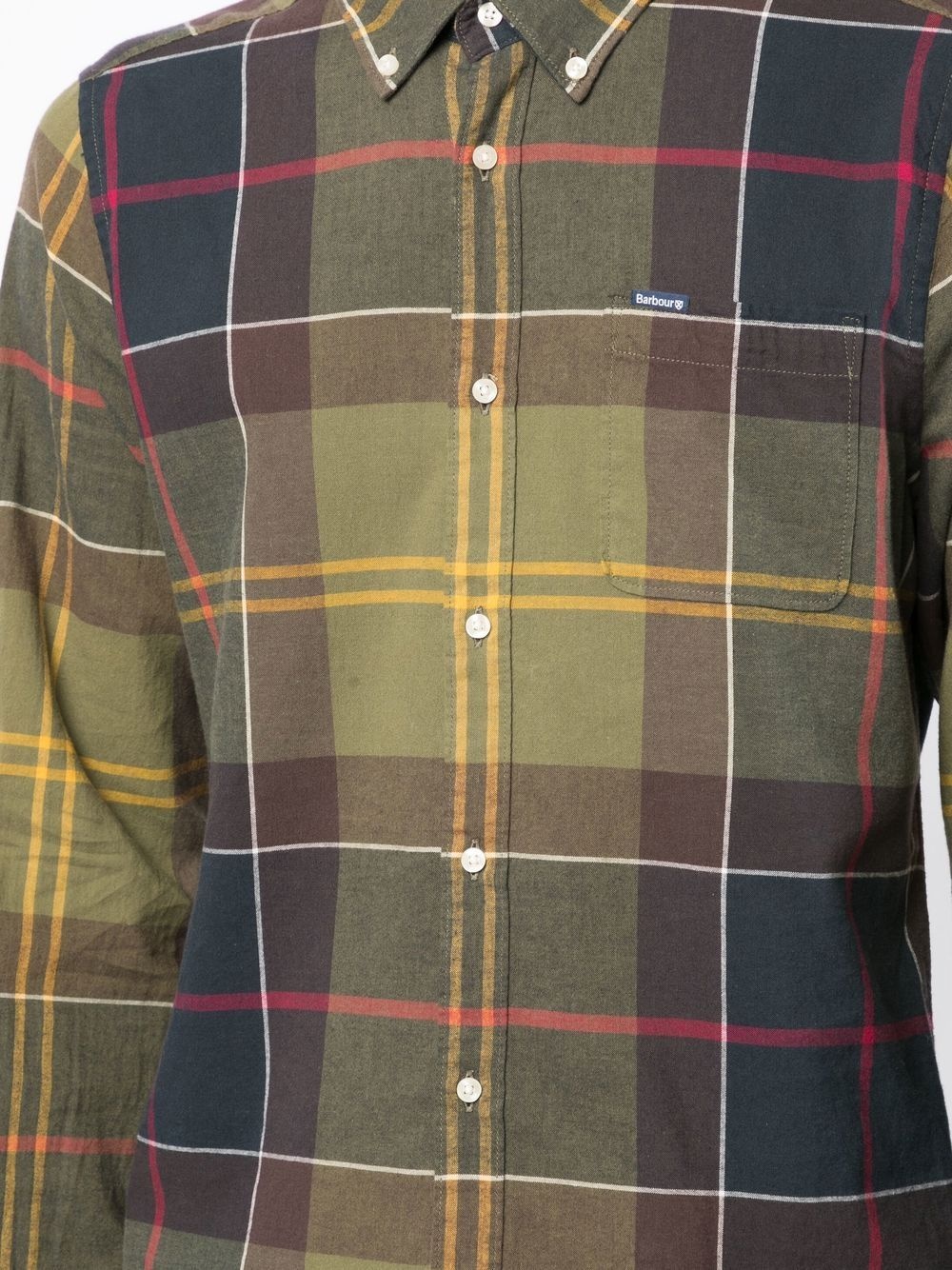 plaid-print long-sleeve shirt - 6
