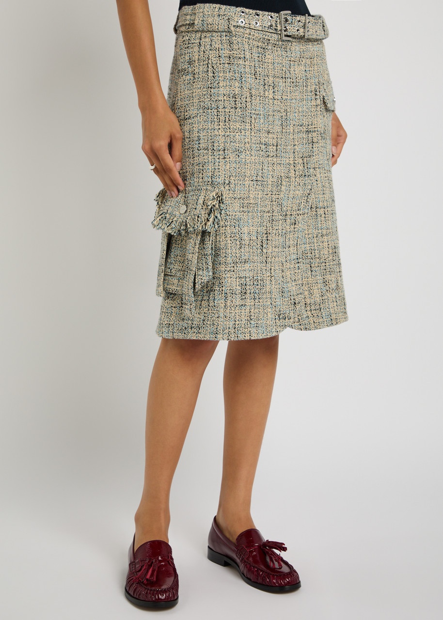 Ganni Tweed Mini Skirt - 2
