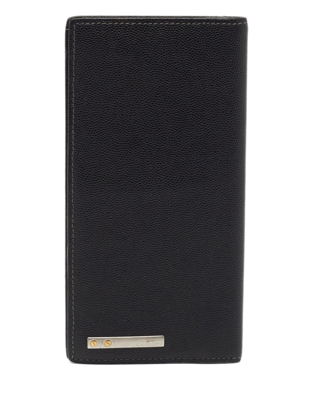 grained-leather wallet - 1