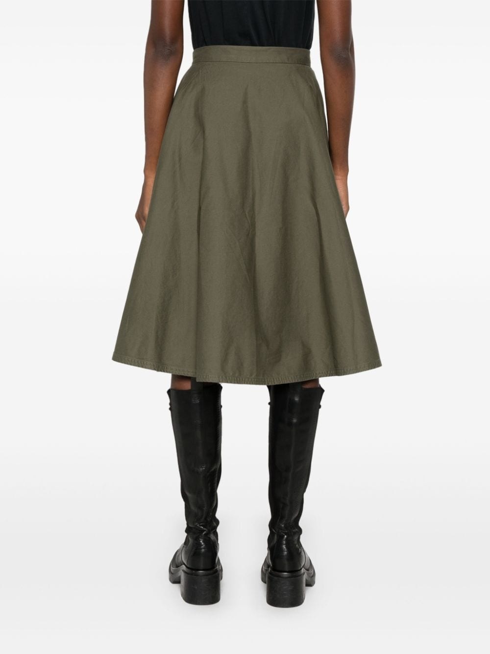logo-patch mini skirt - 4