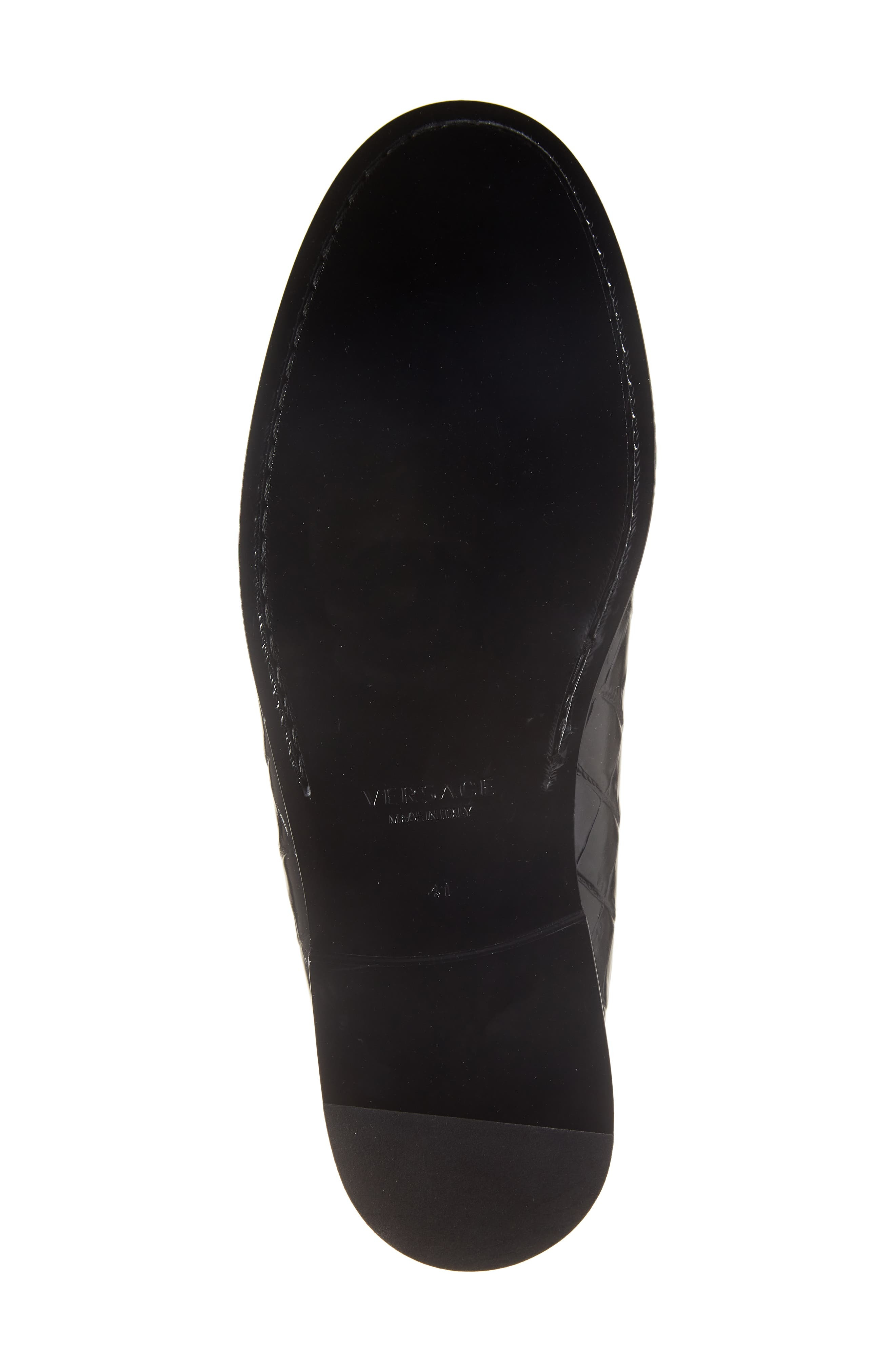 Medusa '95 Loafer in 1B00V-Black- Gold - 6