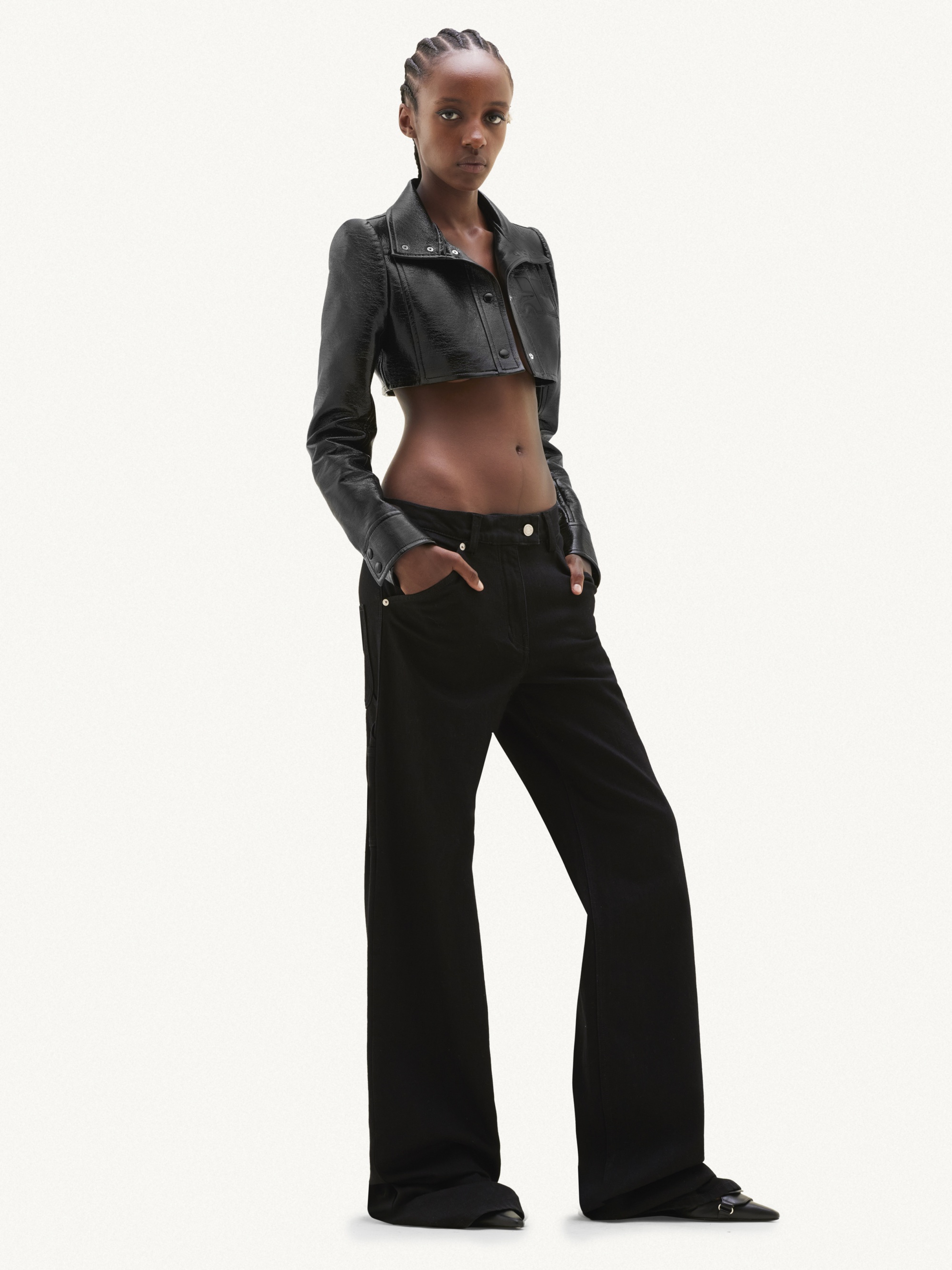 VINYL ICONIC CROP JACKET - 3