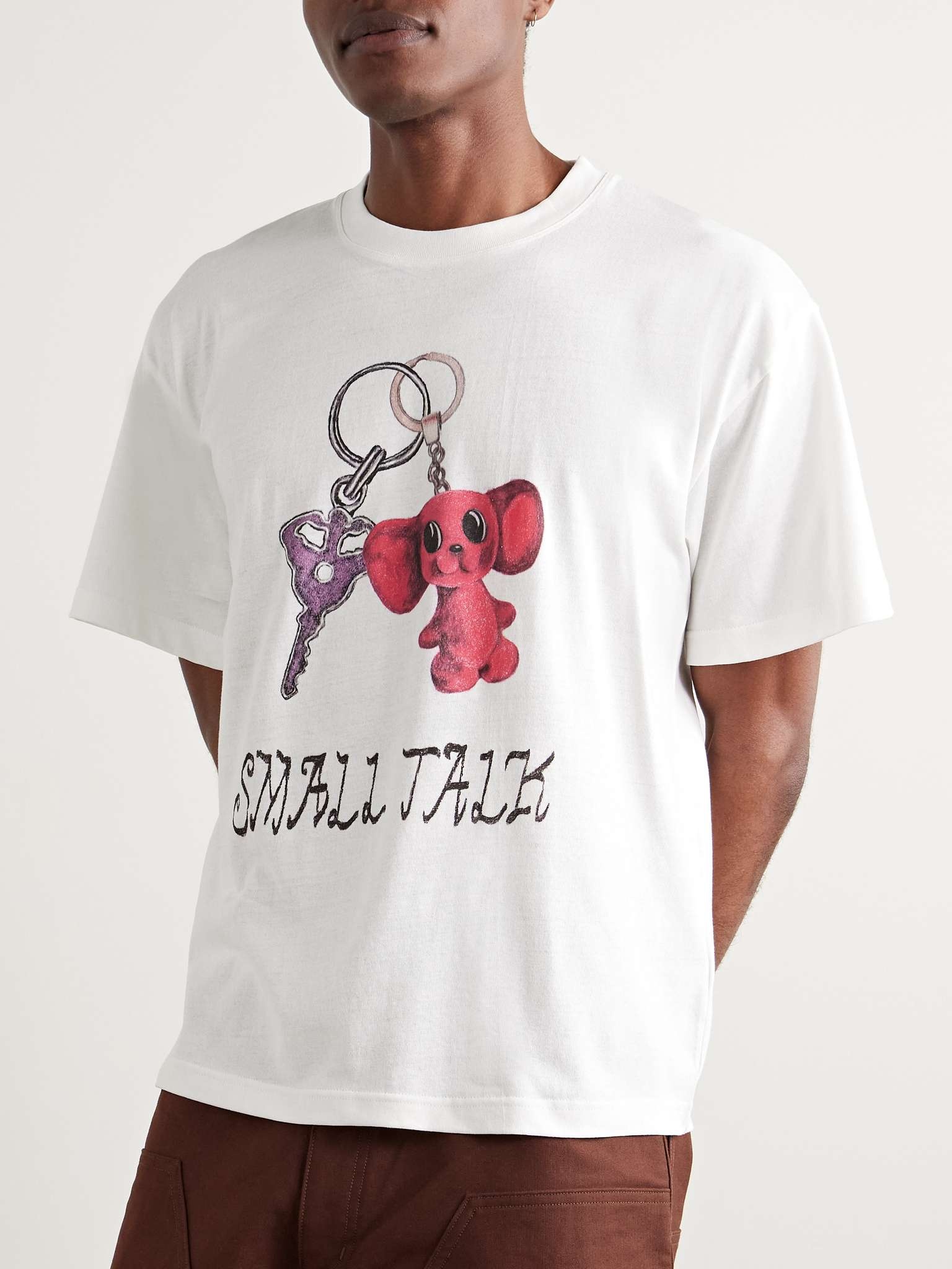 Logo-Print Cotton-Blend Jersey T-Shirt - 3