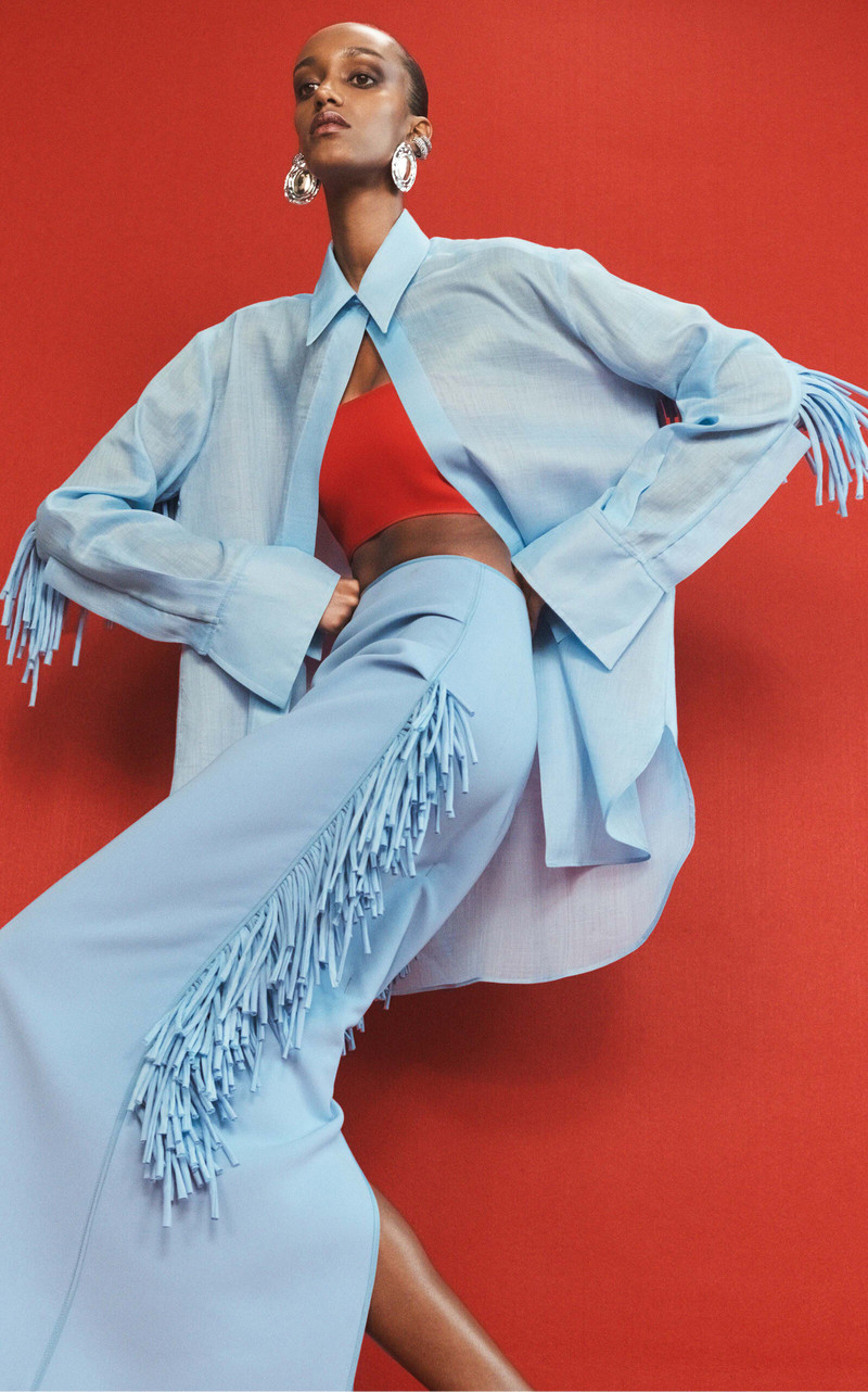 MATICEVSKI Title Bustier red outlook