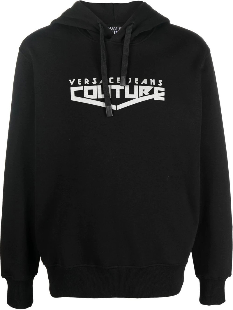 logo-print pullover hoodie 1
