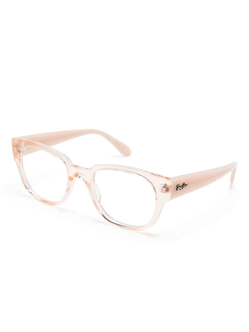 Ray-Ban logo-plaque glasses outlook