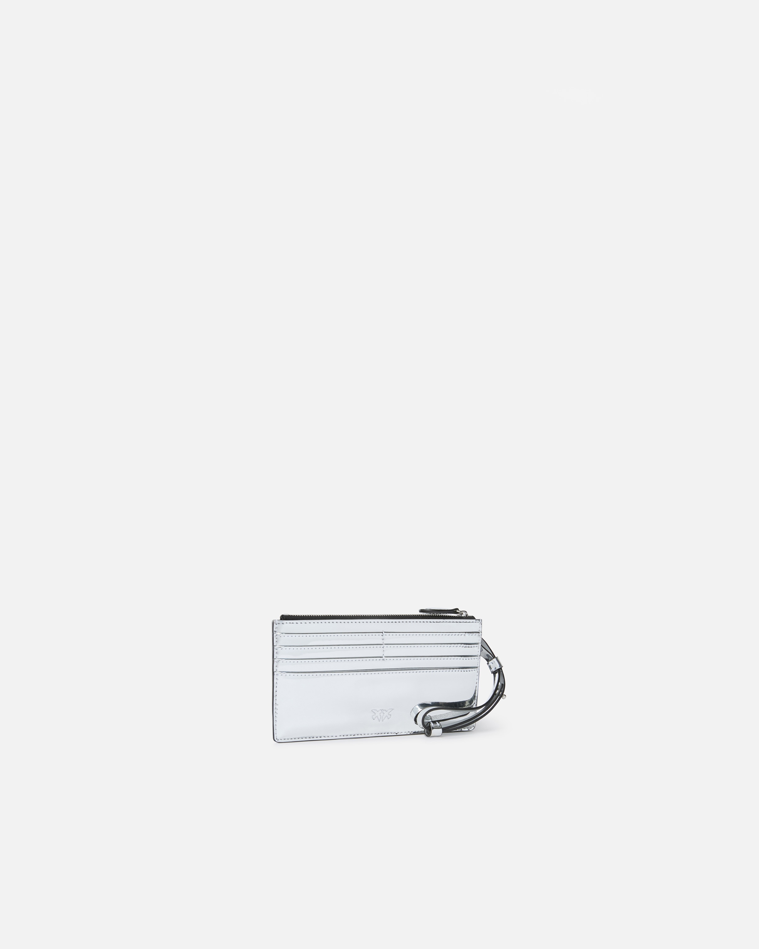 MIRROR EFFECT CARD HOLDER WITH RHINESTONES - 2