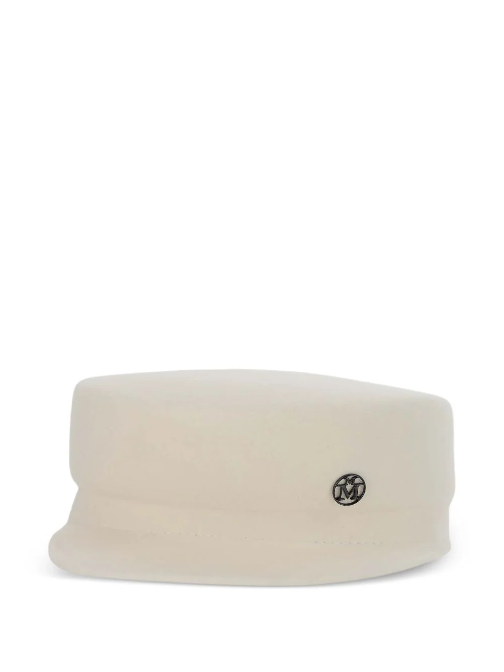 rigid-visor felt hat - 1