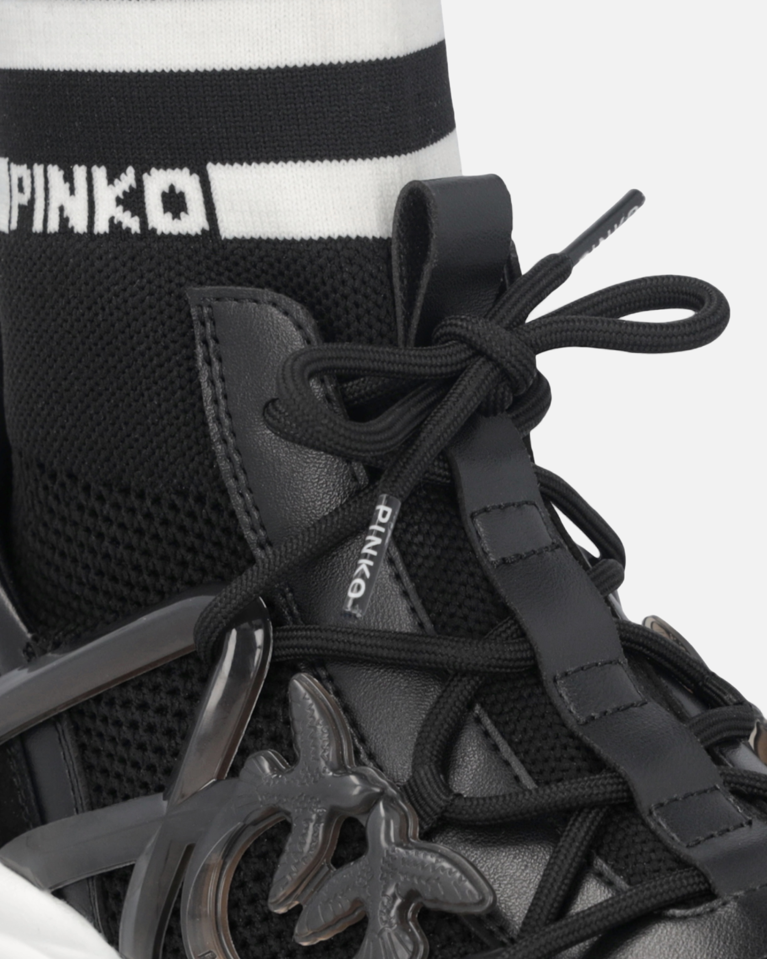 ARIEL SNEAKERS WITH KNIT SOCK DETAIL - 4