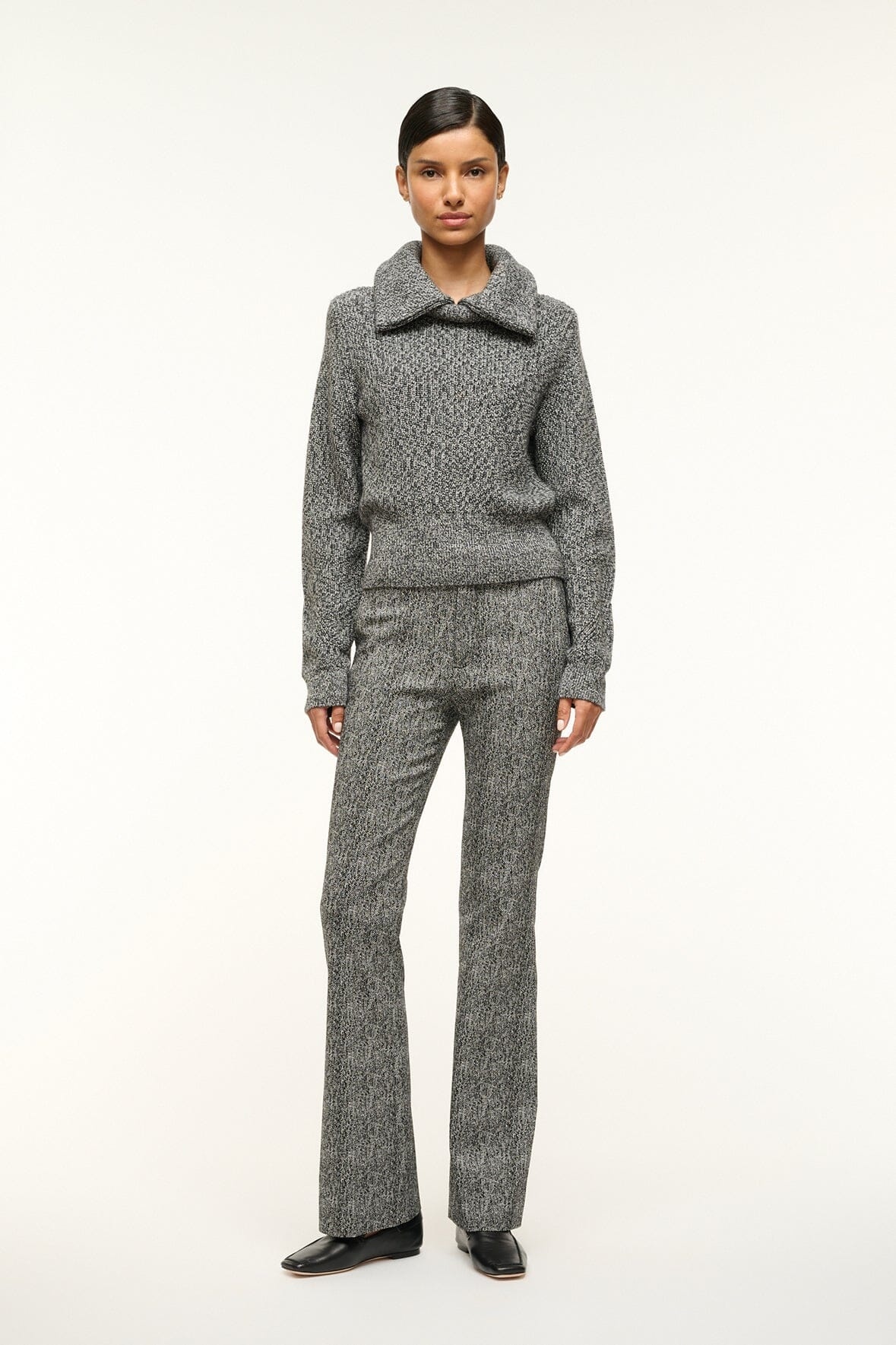 STAUD KAT PANT TEXTURED HERRINGBONE - 2