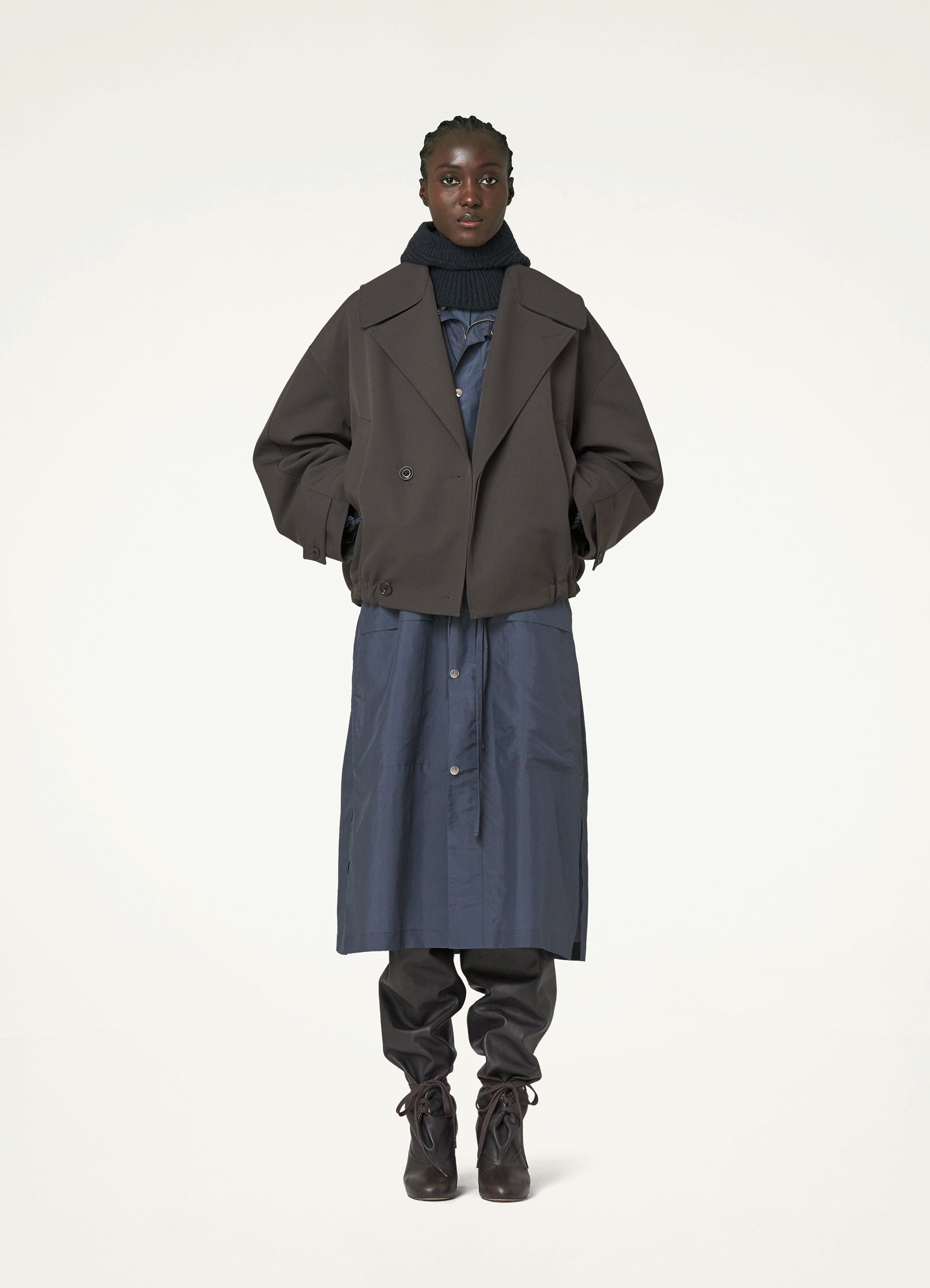 SHORT TRENCH BLOUSON - 4