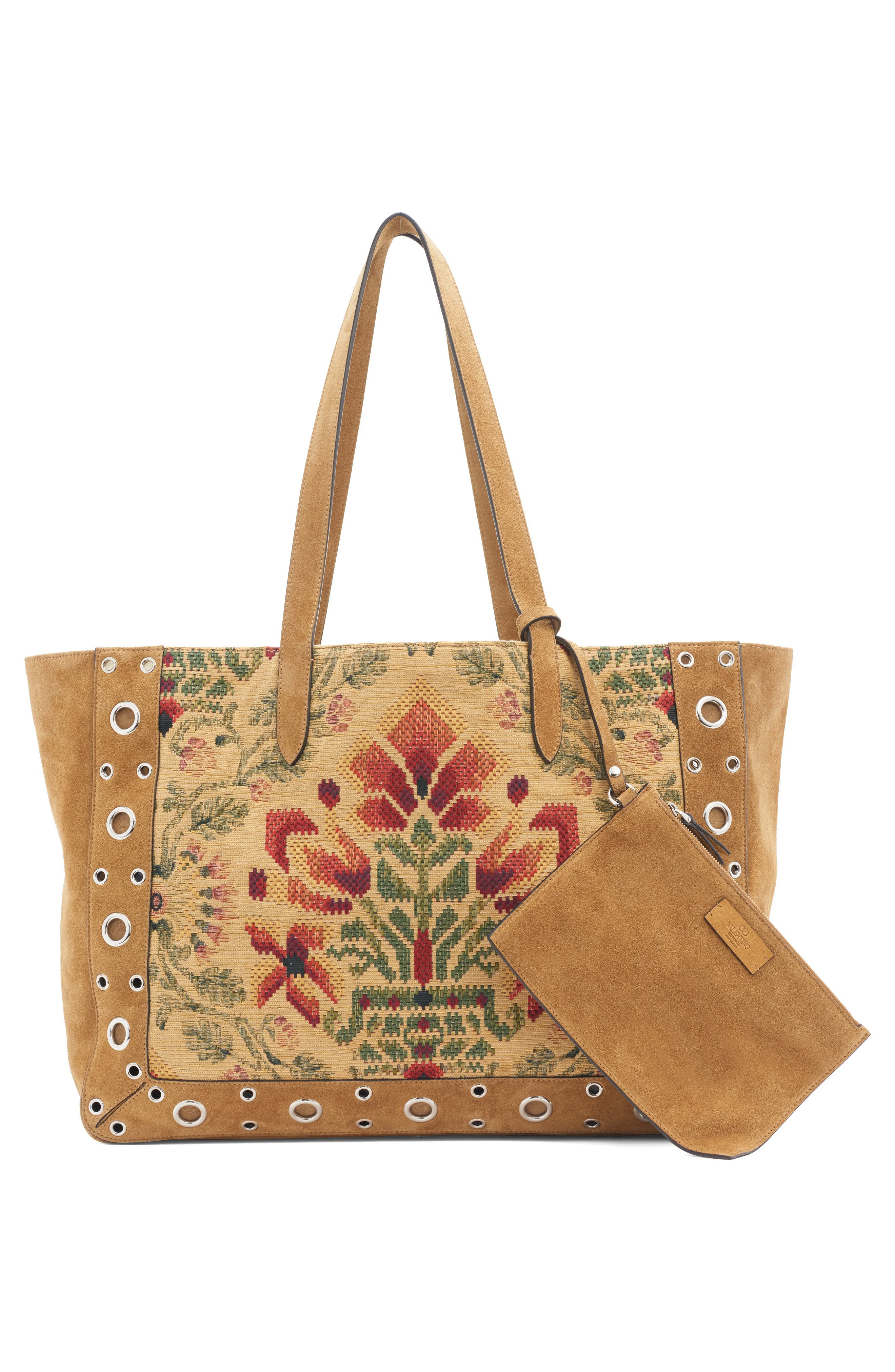 Valentino Garavani Large Nellcôte Studded Tote in Brown Multi at Nordstrom - 2