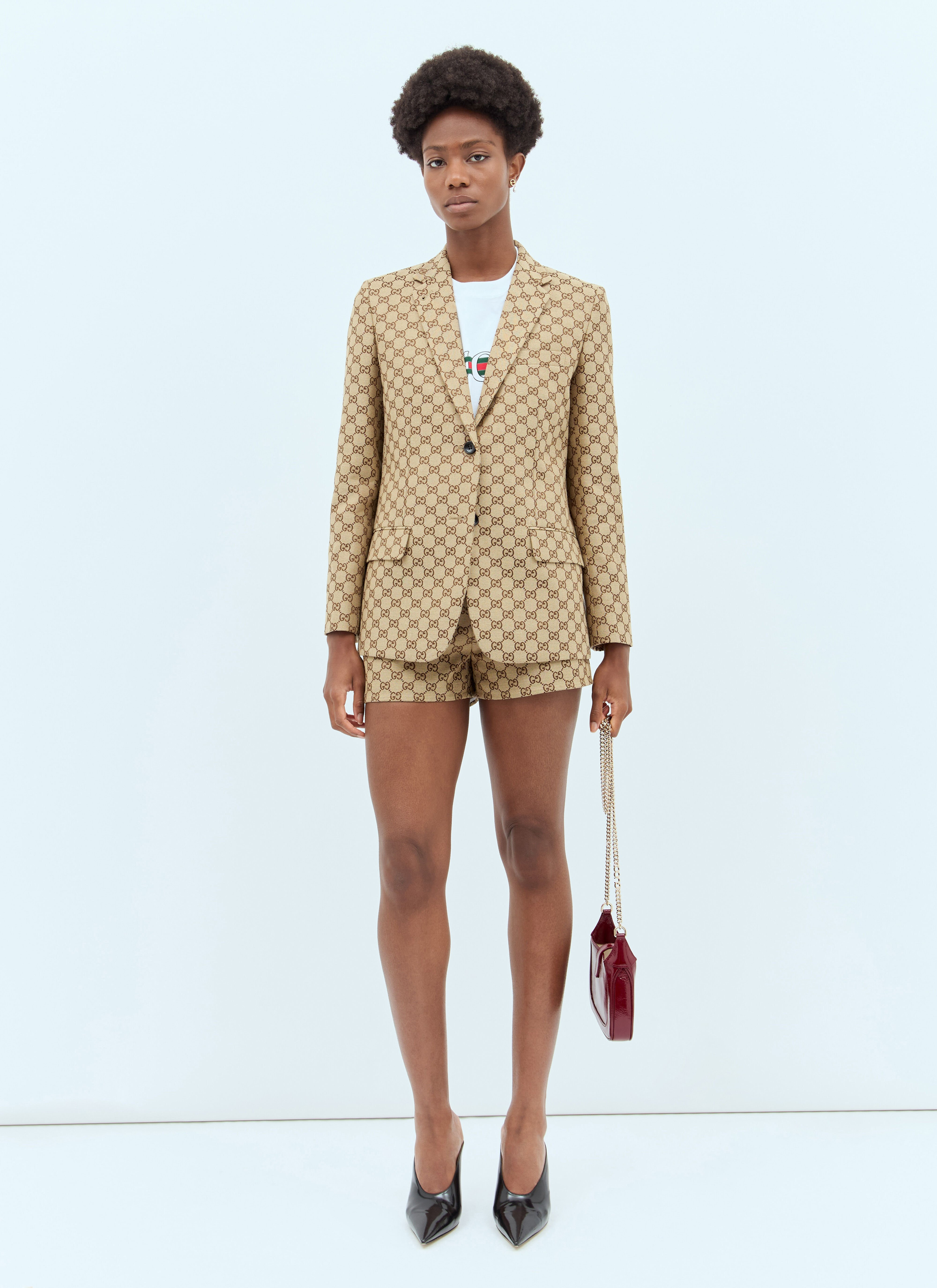 GG Canvas Blazer - 3