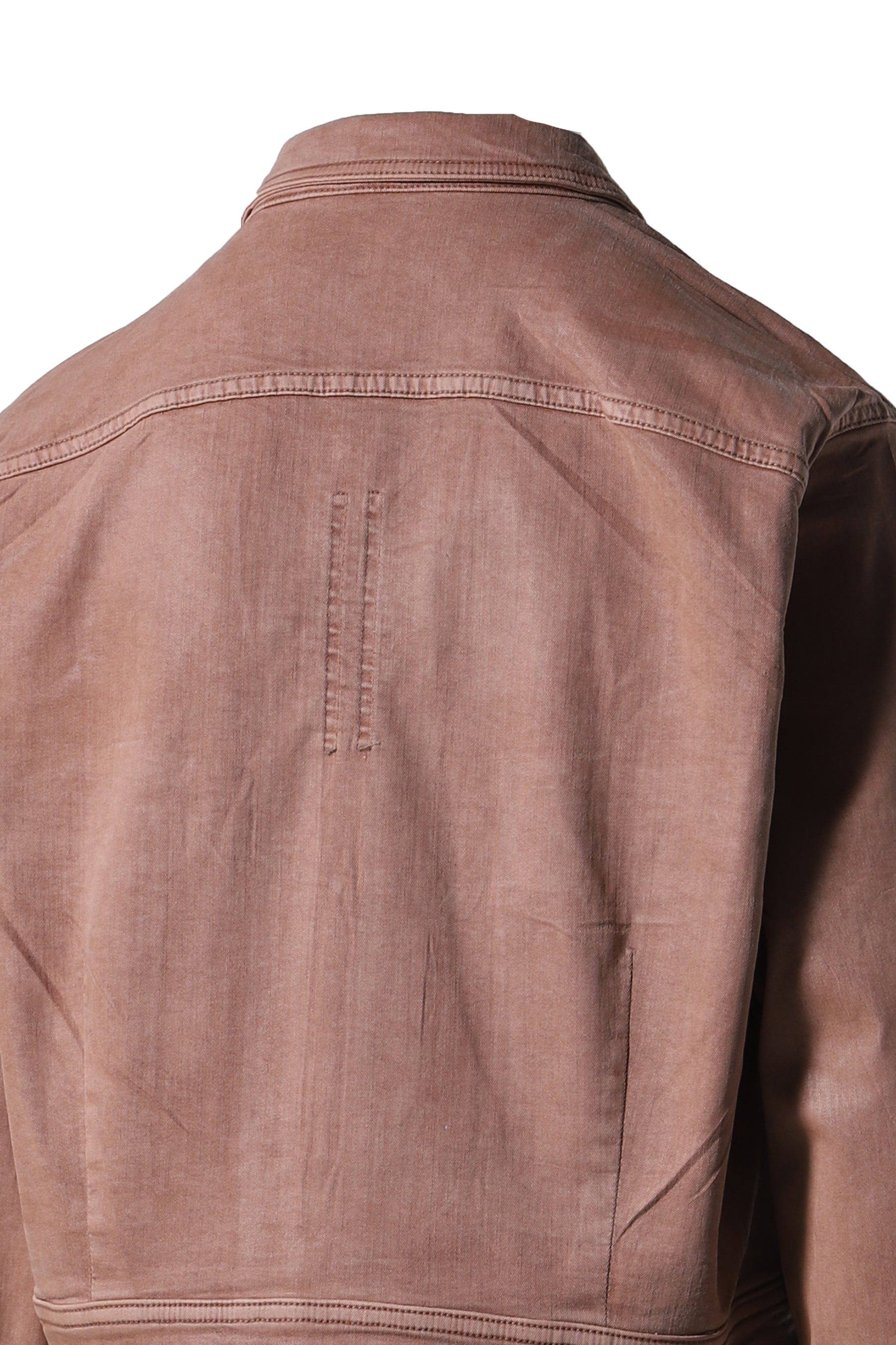CAPE SLEEVE CROPPED OUTERSHIRT / DARK PINK - 5