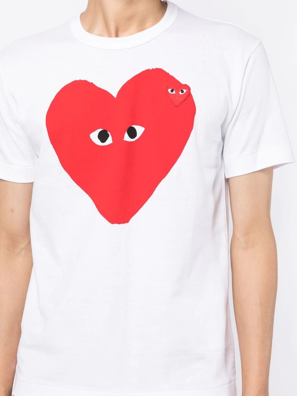 heart logo T-shirt - 10