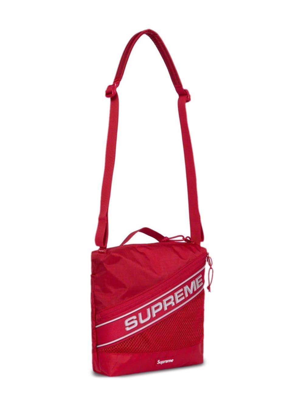 reflective logo shoulder bag - 2