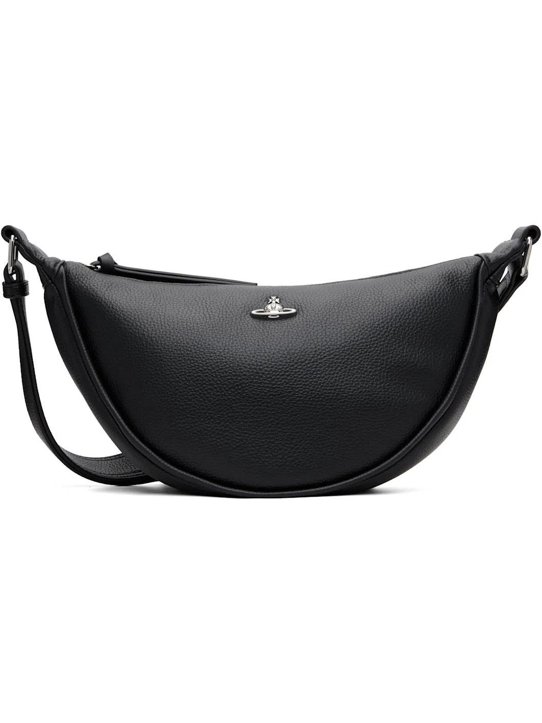 Black Lacey Crossbody Bag - 1