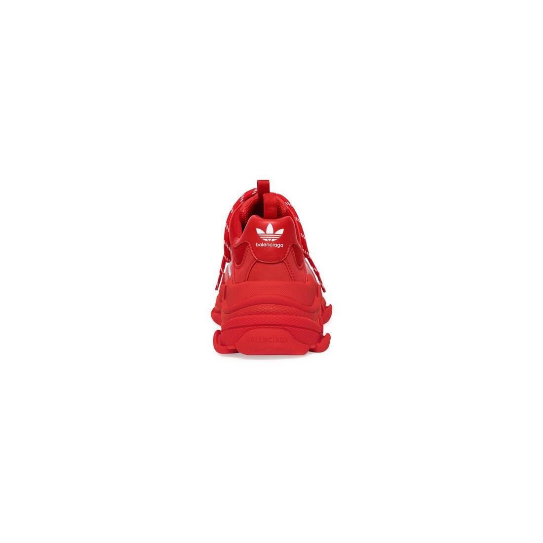 Men's Balenciaga / Adidas Triple S Sneaker in Red - 5