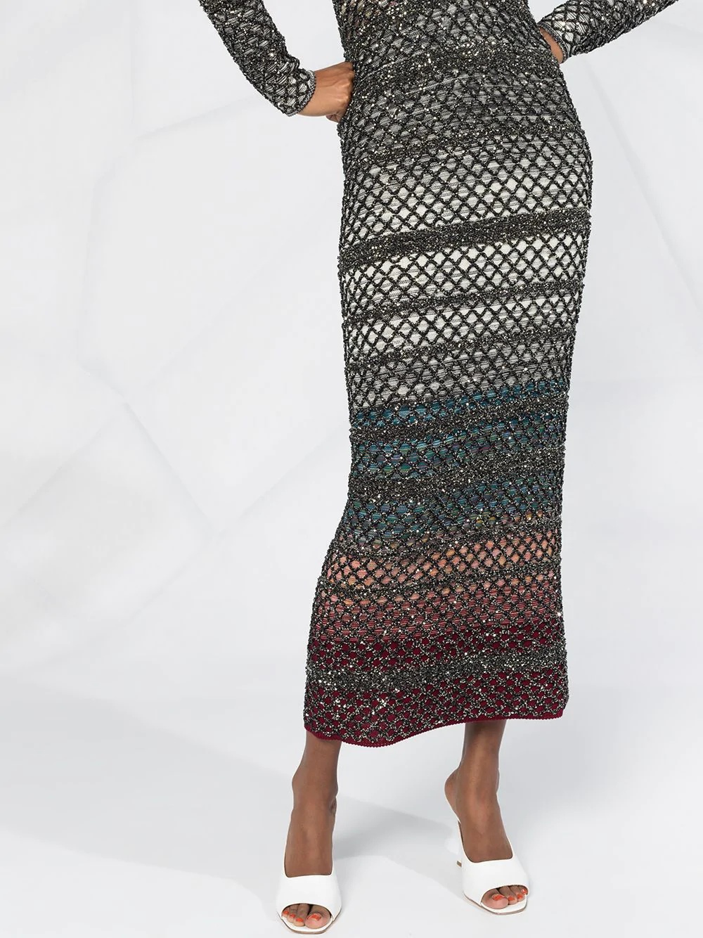 glitter knit tube dress - 3