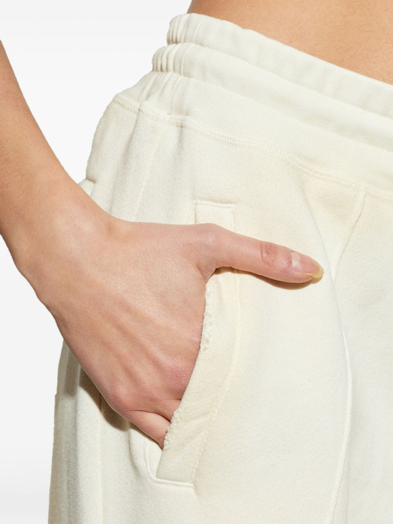 Star sweatpants in white fleece 5