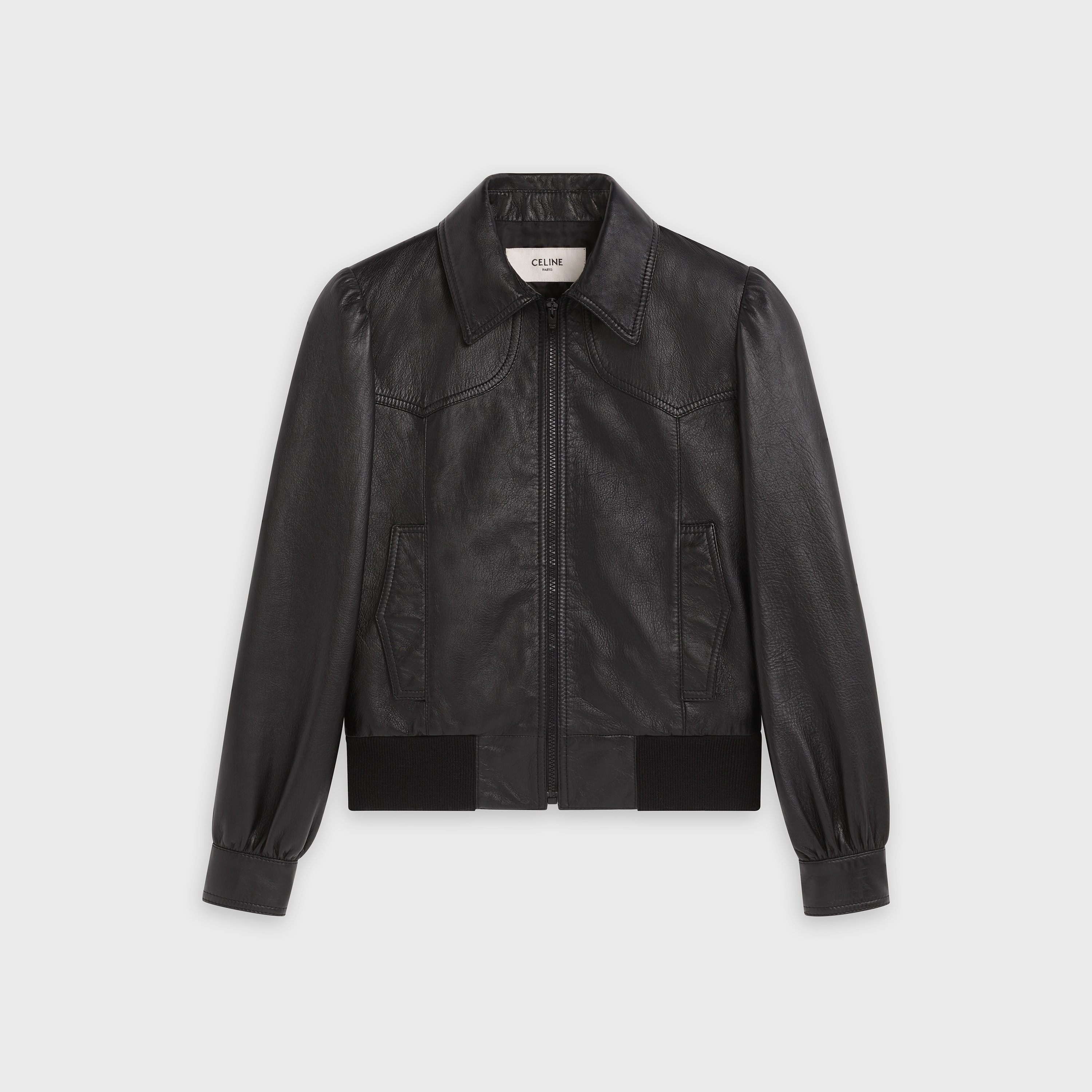 BLOUSON IN SOFT LAMBSKIN - 1