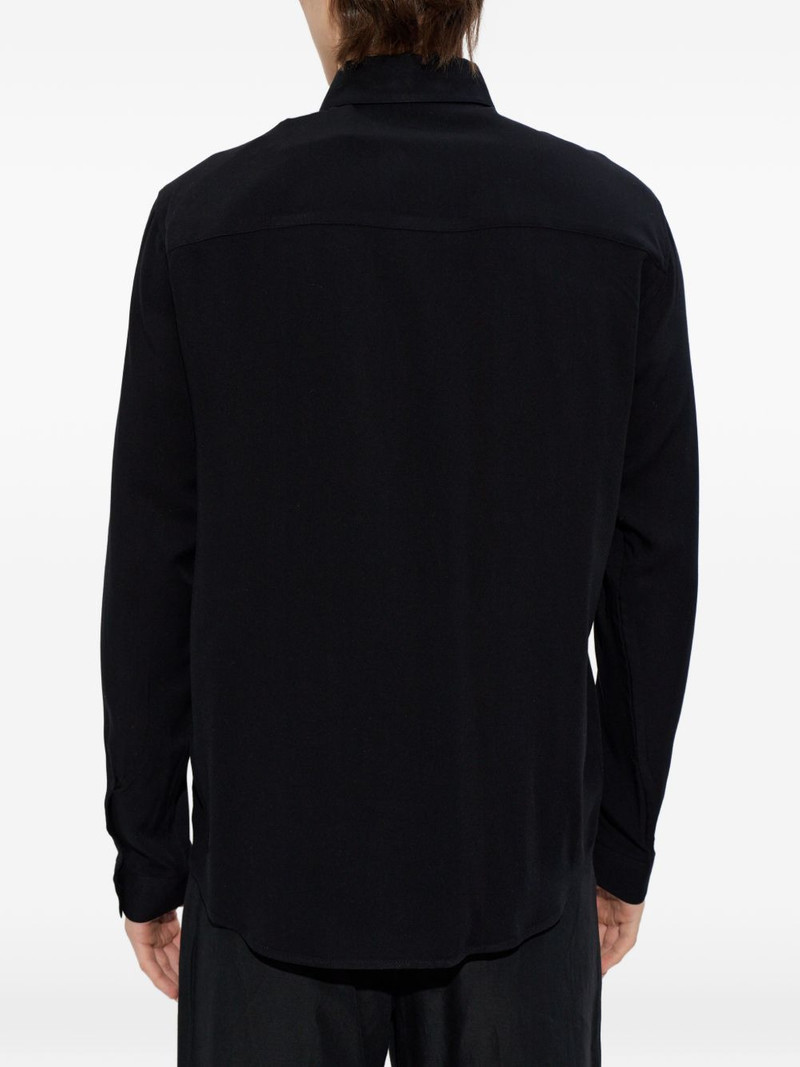 S-Holger logo buttoned shirt 4