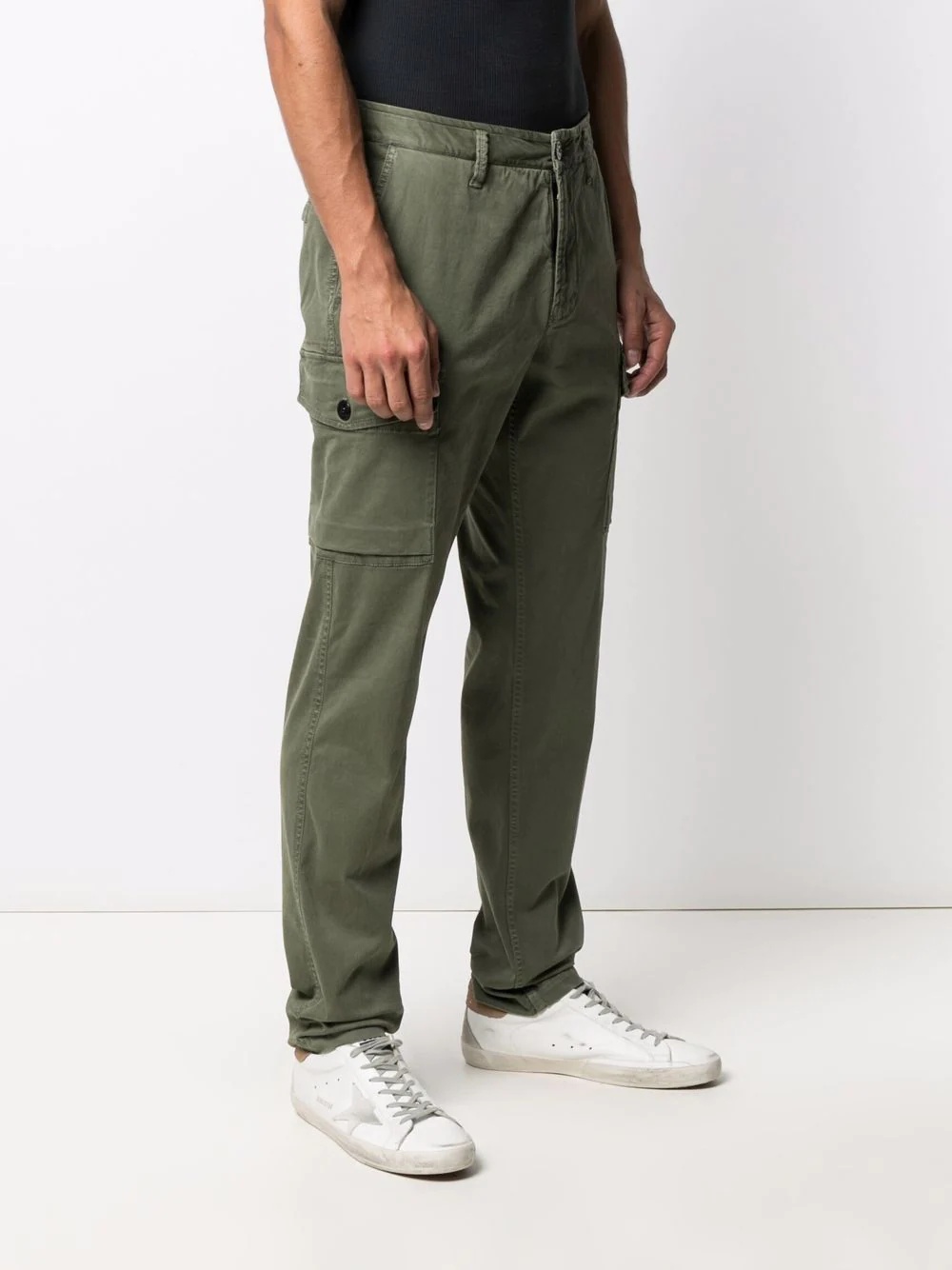 straight-leg cargo trousers - 3