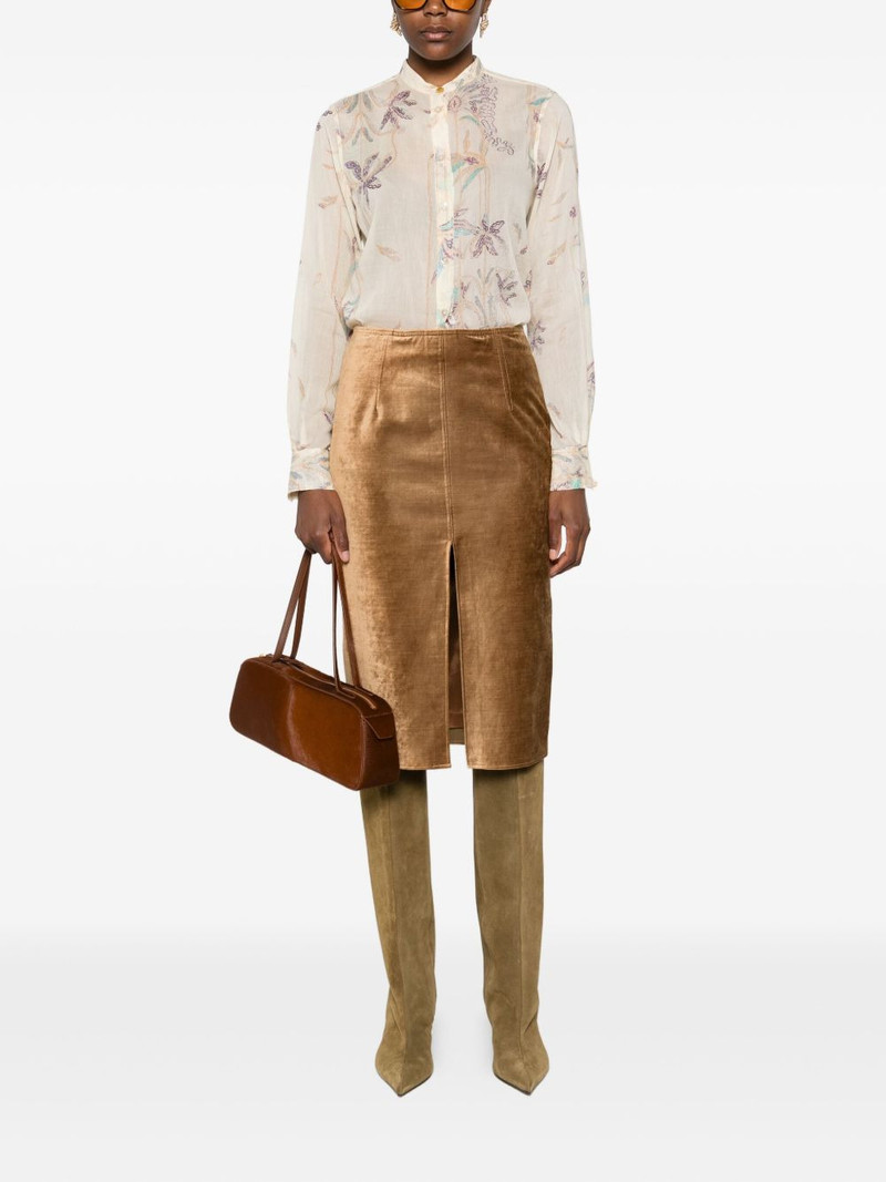 forte_forte floral-print shirt outlook