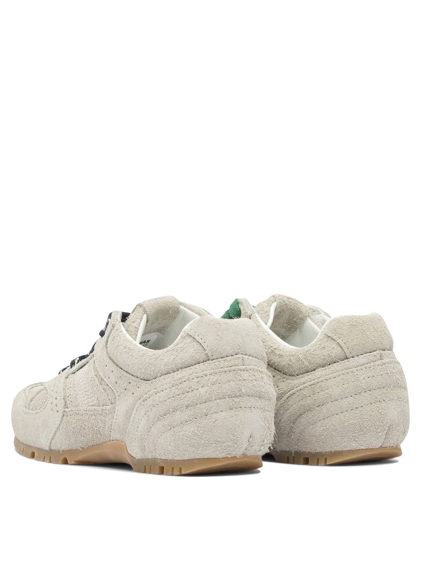 Alohas - Alohas Tb.56 Suede Fuzzy Light Grey Leather Sneakers - 4