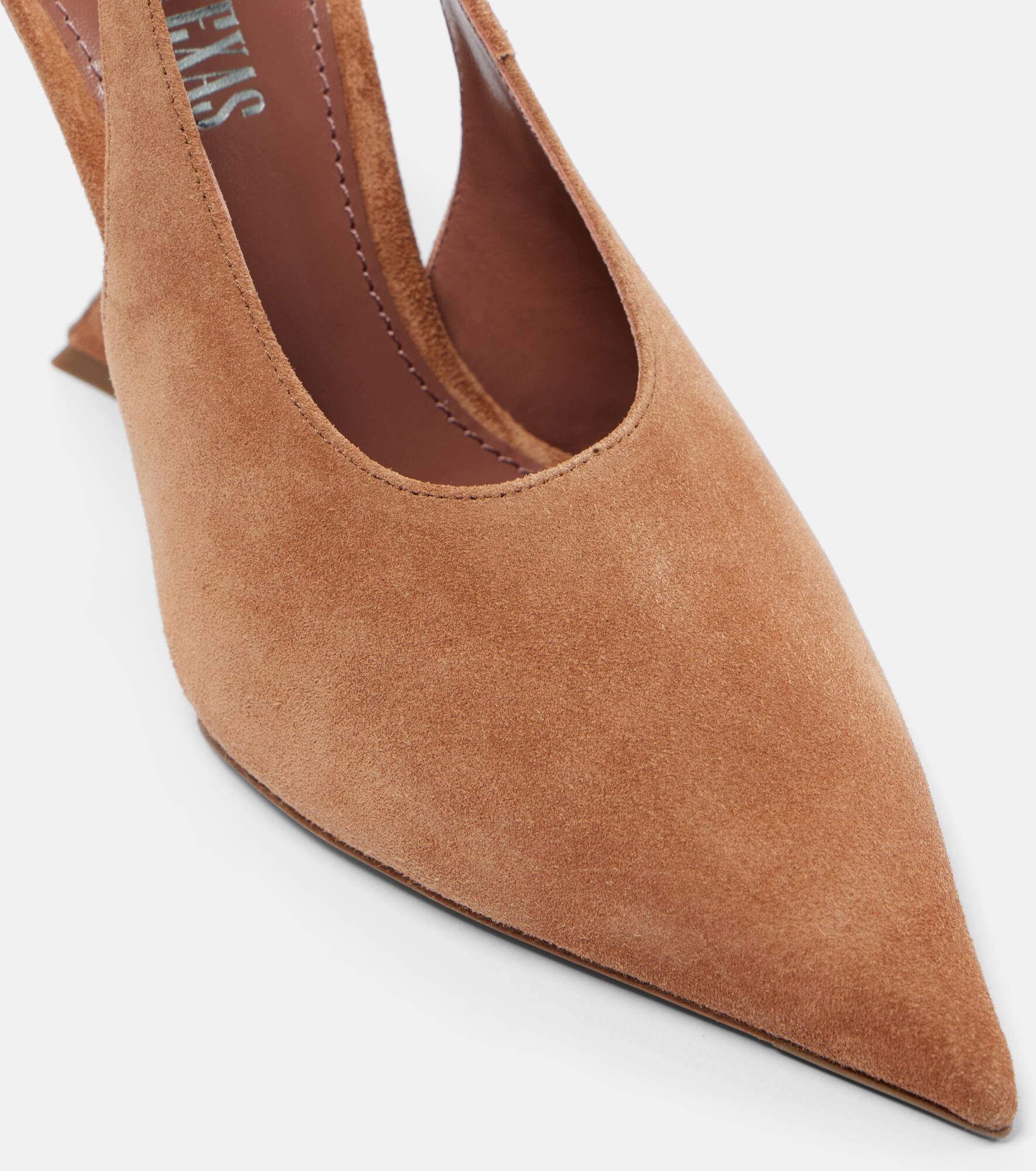 Nina 105 suede slingback pumps - 5