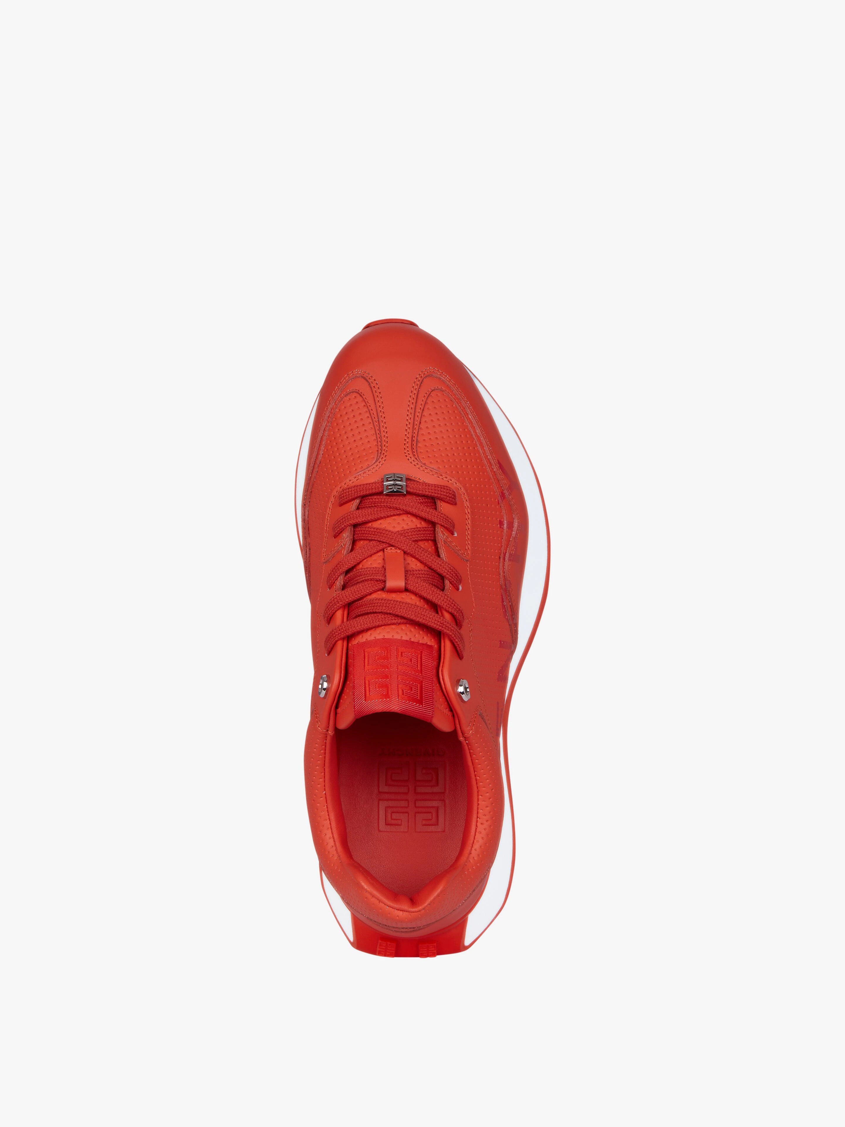 GIV RUNNER SNEAKERS IN PERFORATED LEATHER - 4