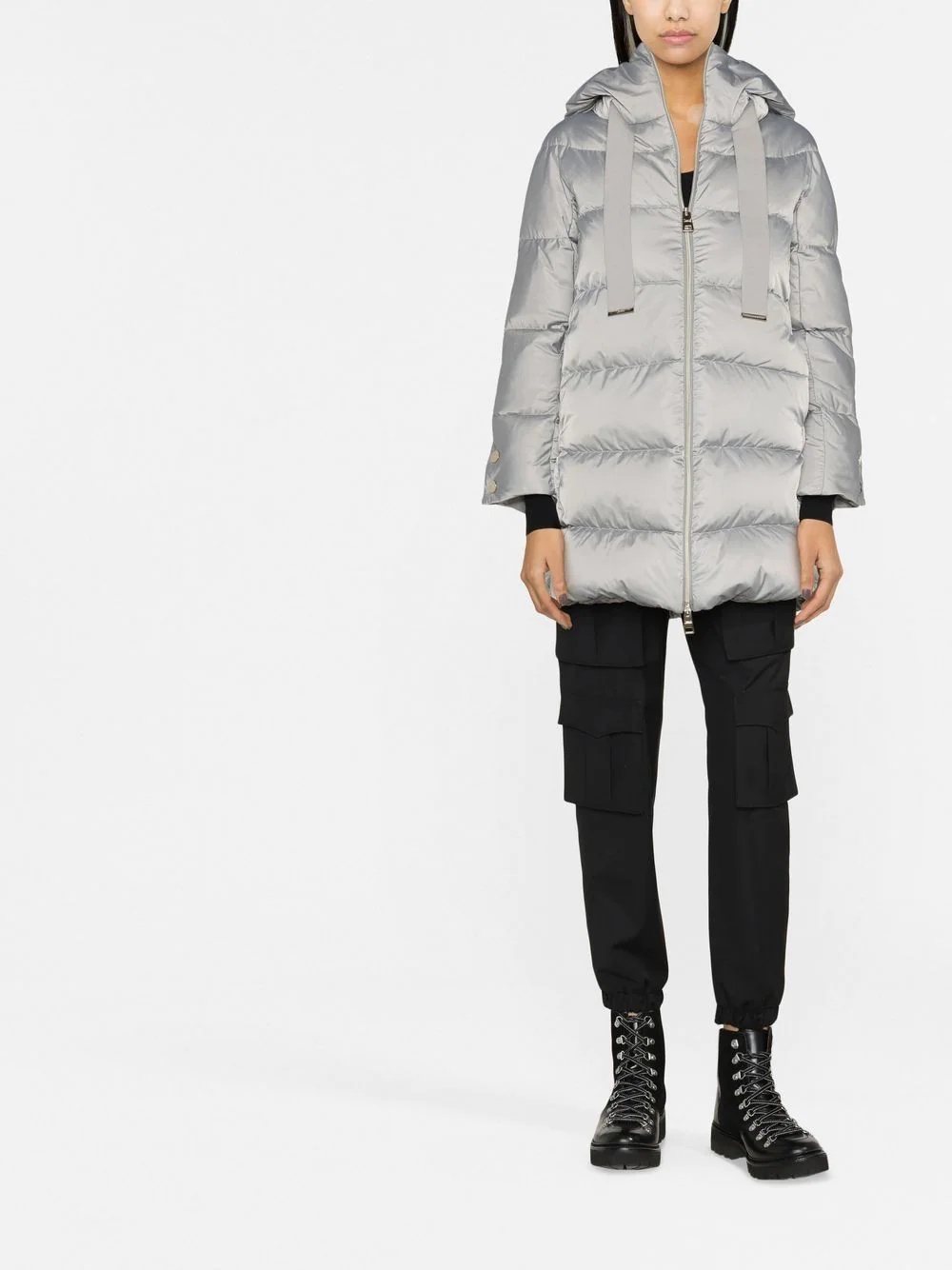 Raso hooded padded coat - 2