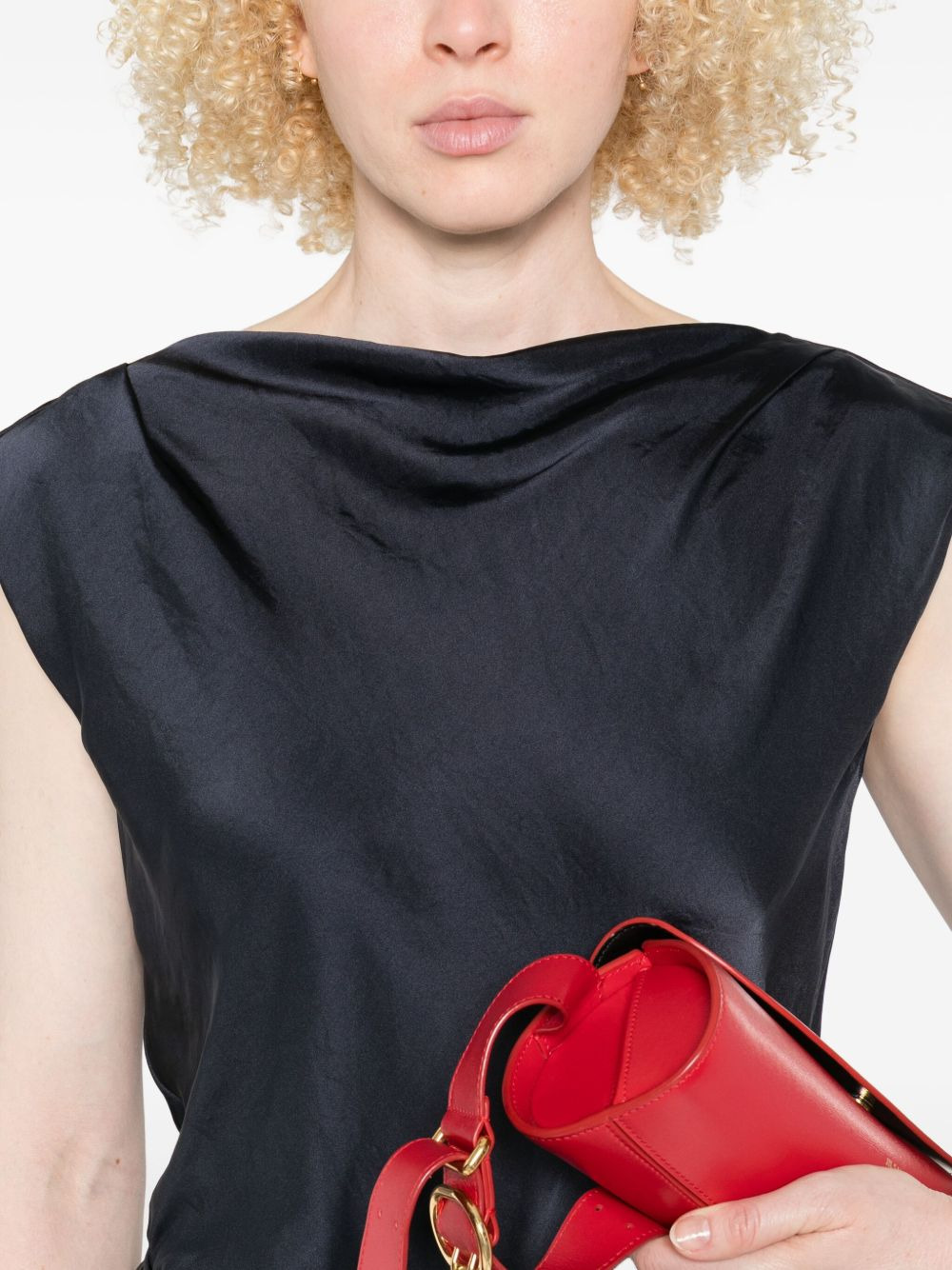 cowl-neck sleeveless top - 5