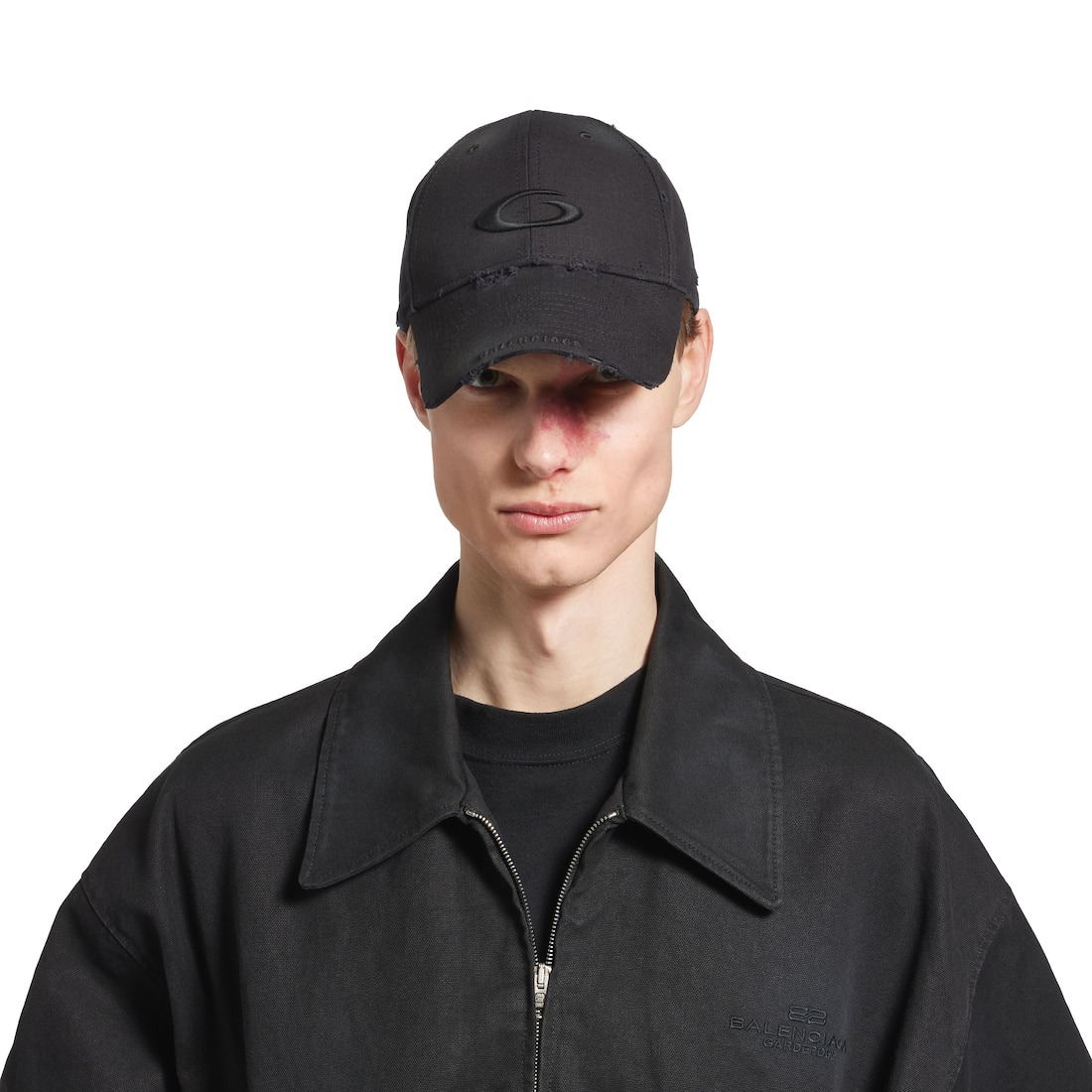 Sports Loop Icon Cargo Cap in Black - 5
