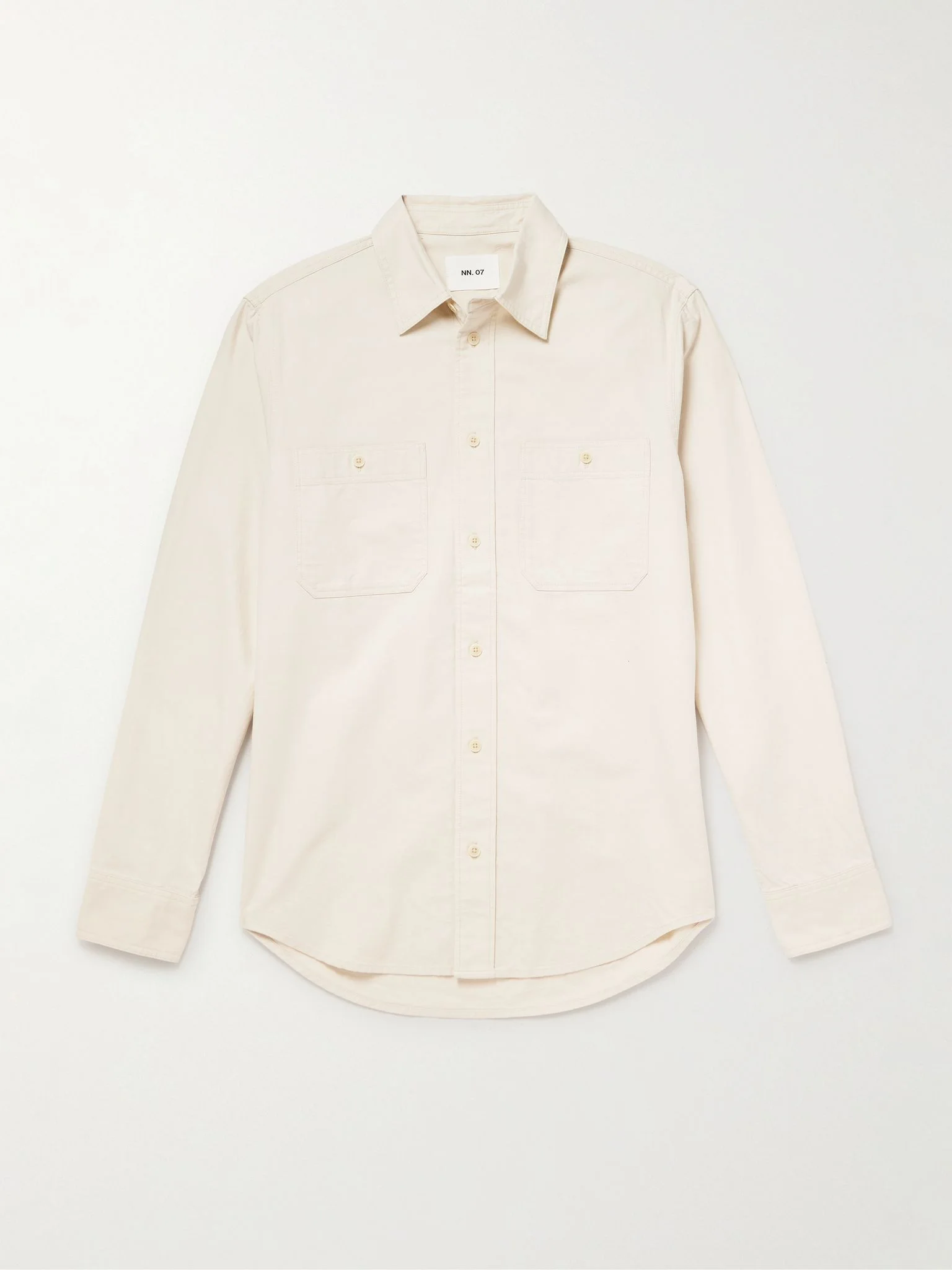 Colby 50065 Organic Cotton and Hemp-Blend Shirt Ecru - 1