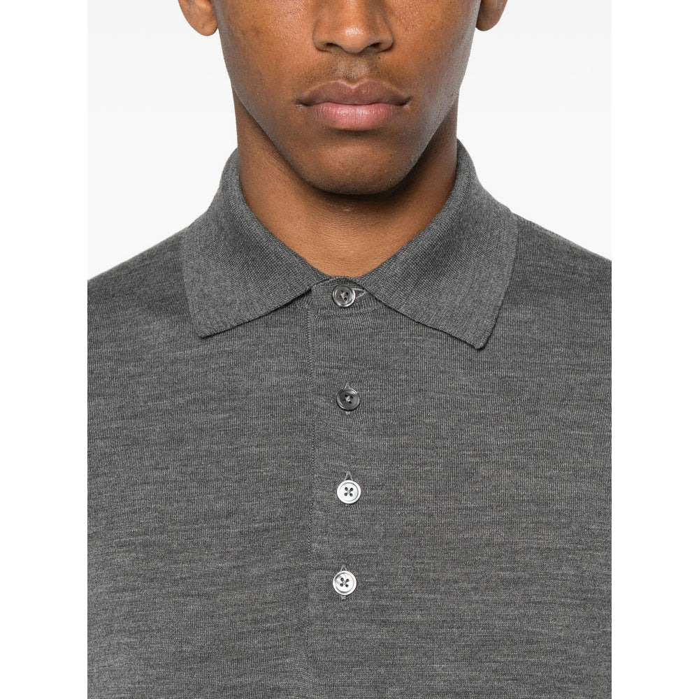 Tom Ford Grey Polo Shirts Men - 4
