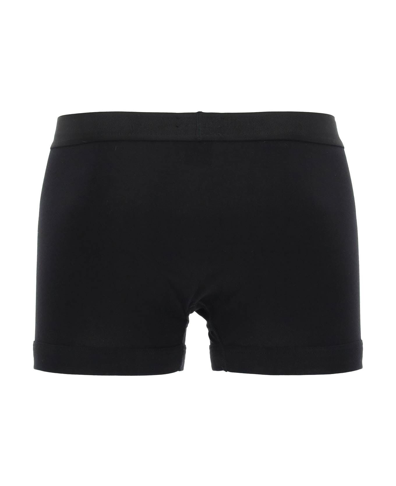Logo Print Cotton Trunks - 2