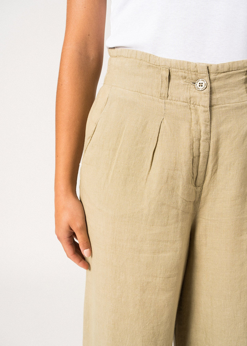 CHLOE Pleated Wide-Leg Pants 5