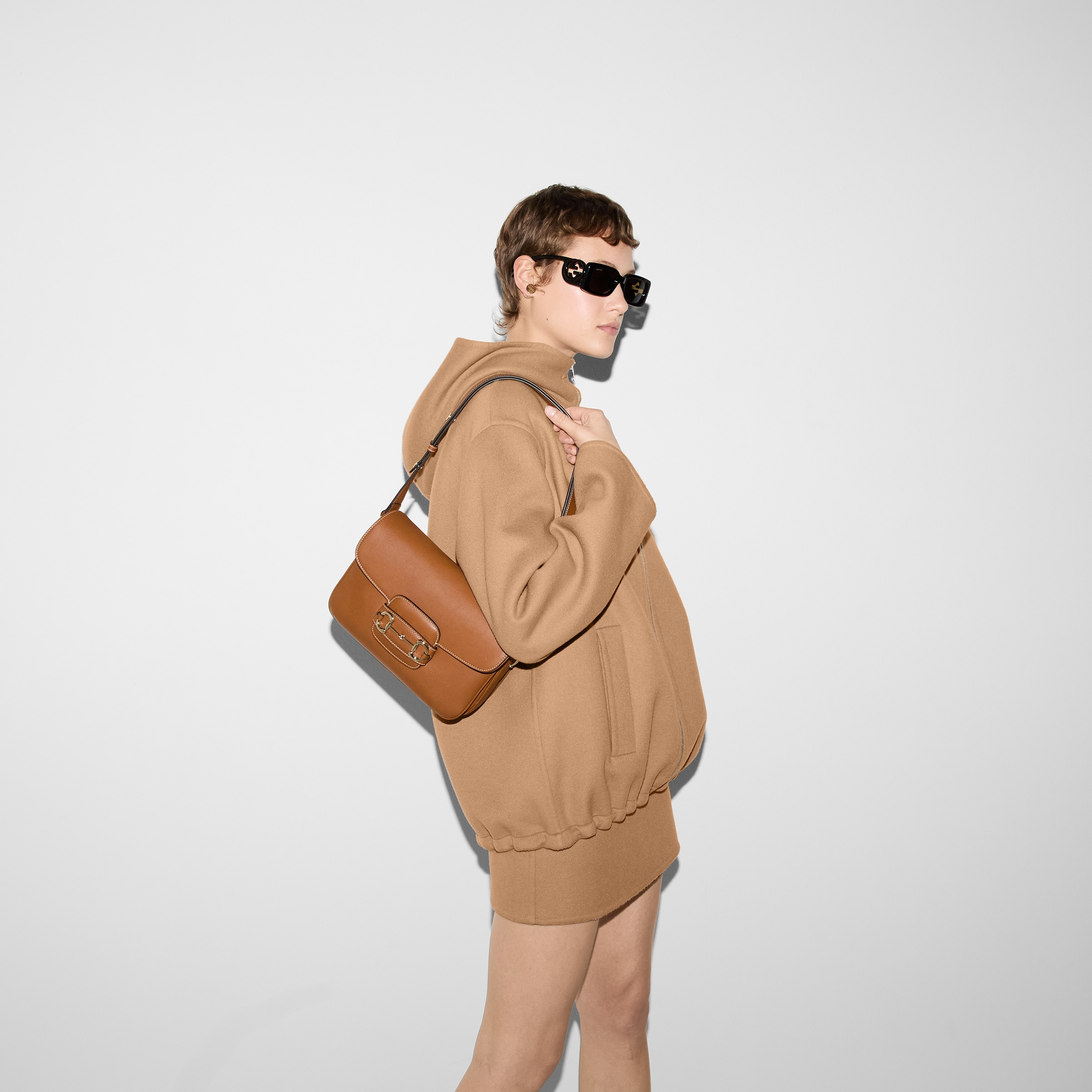 Embroidered wool and silk hooded jacket - 6